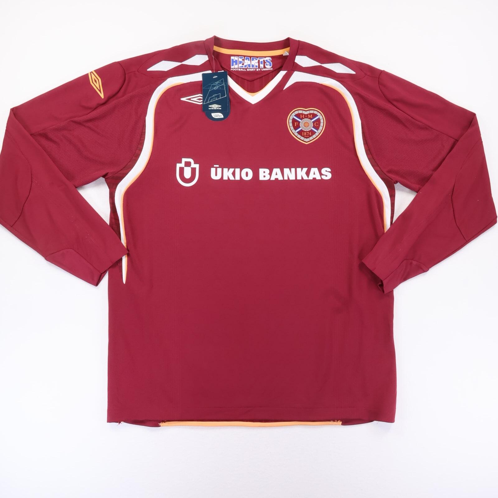 Heart Of Midlothian 2007/08 Home Shirt - XL- FRONT