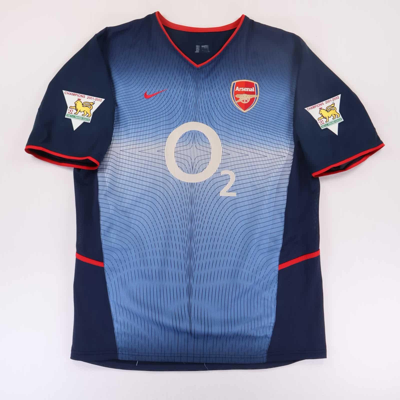 Arsenal Vieira #4 2002/04 Away Shirt - XL- BACK