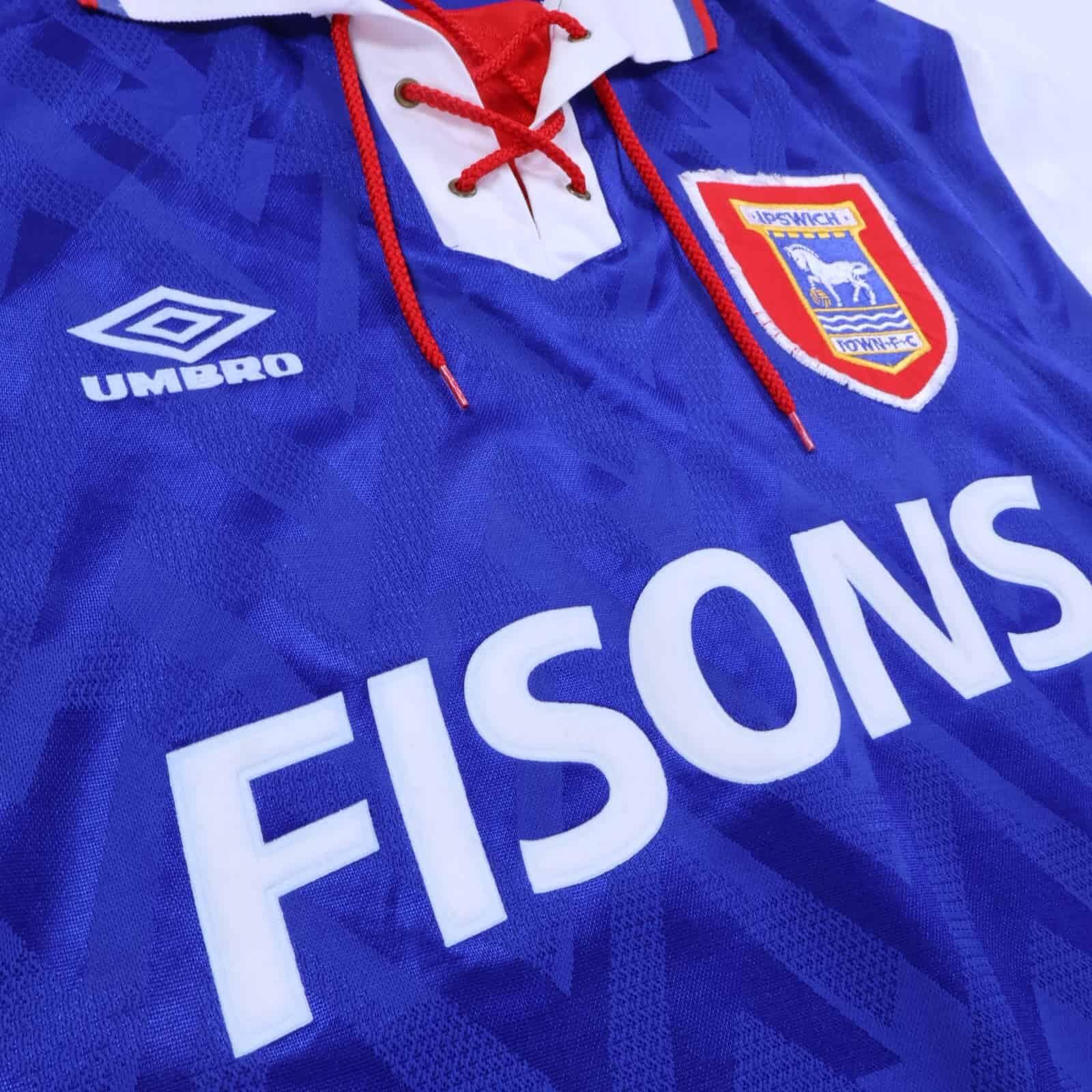 Ipswich Town 1992/94 Home Shirt - XL- BACK