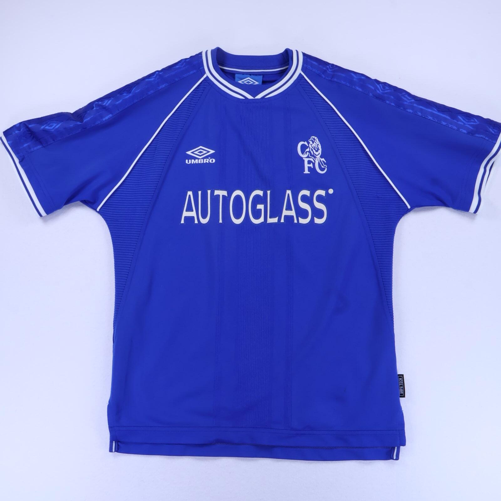 Chelsea 1999/01 Home Shirt - M- BACK