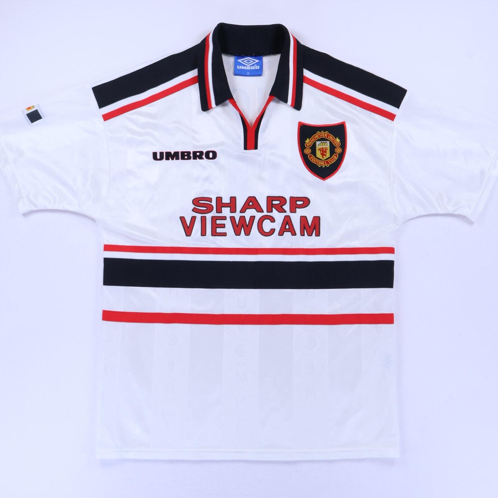 Manchester United Scholes #18 1997/99 Away Shirt - M- BACK
