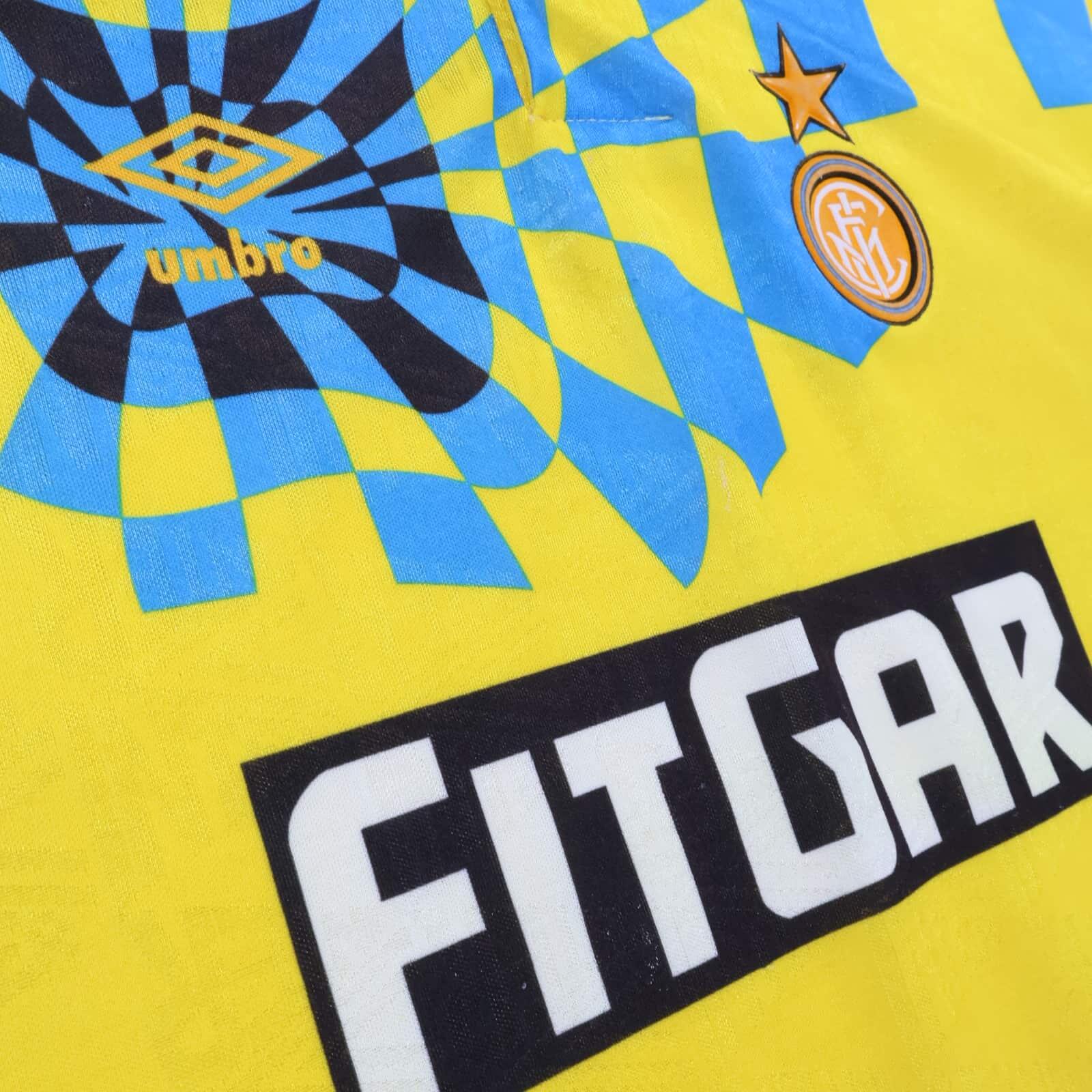 Inter Milan 1991/92 Third Shirt - L- BACK