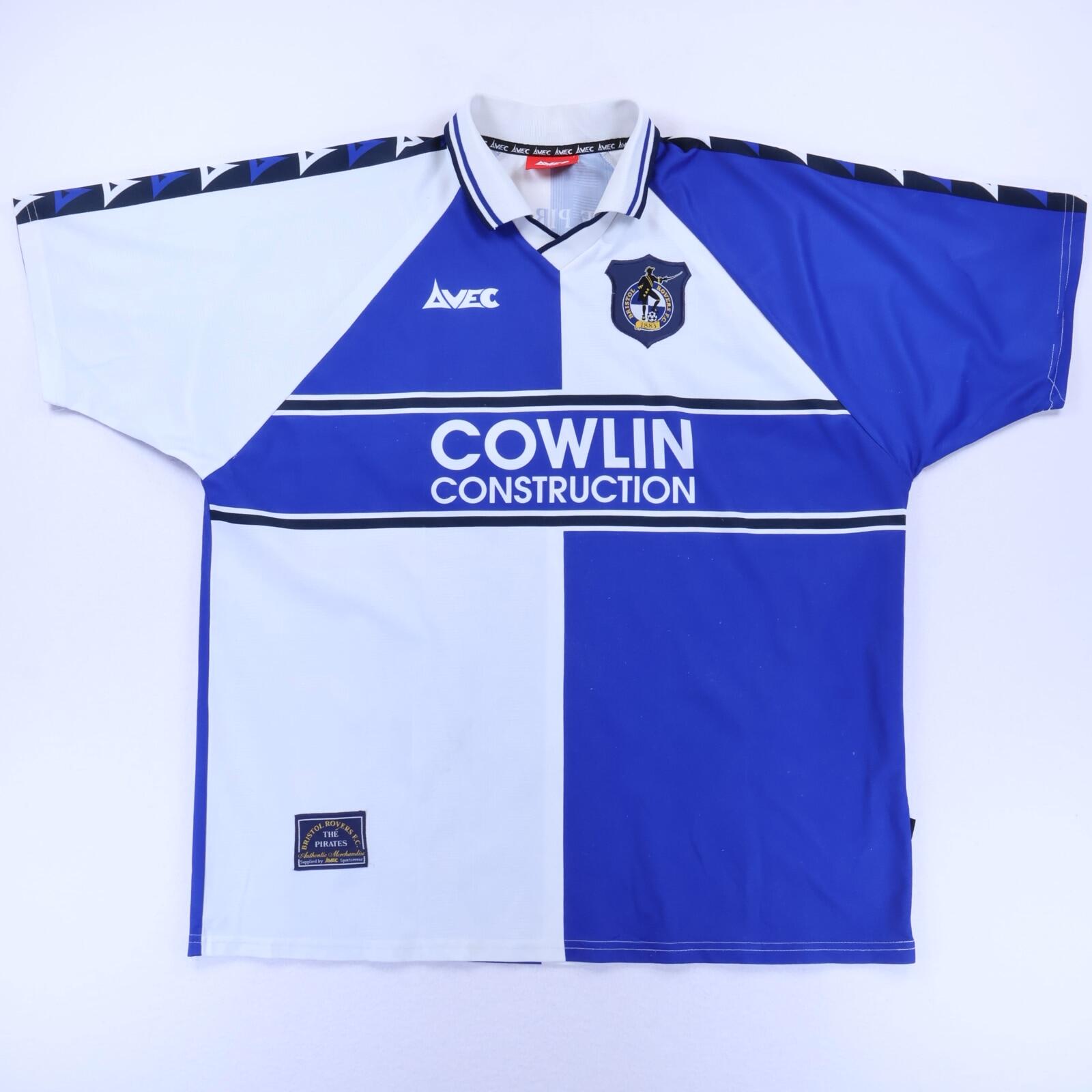 Bristol Rovers 1991/01 Home Shirt - 2XL- FRONT