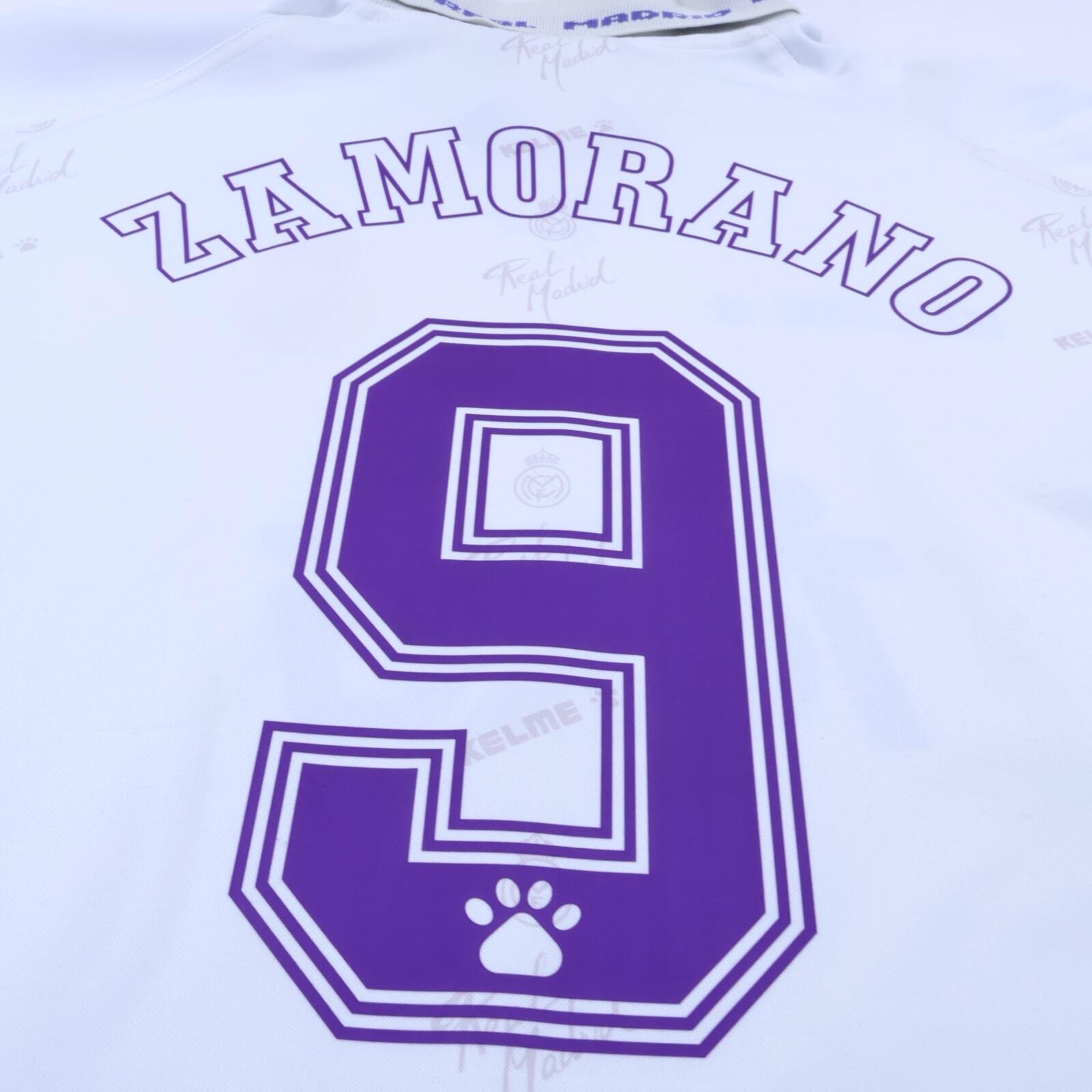 Real Madrid Zamorano #9 1994/96 Home Shirt - XL- TAGS