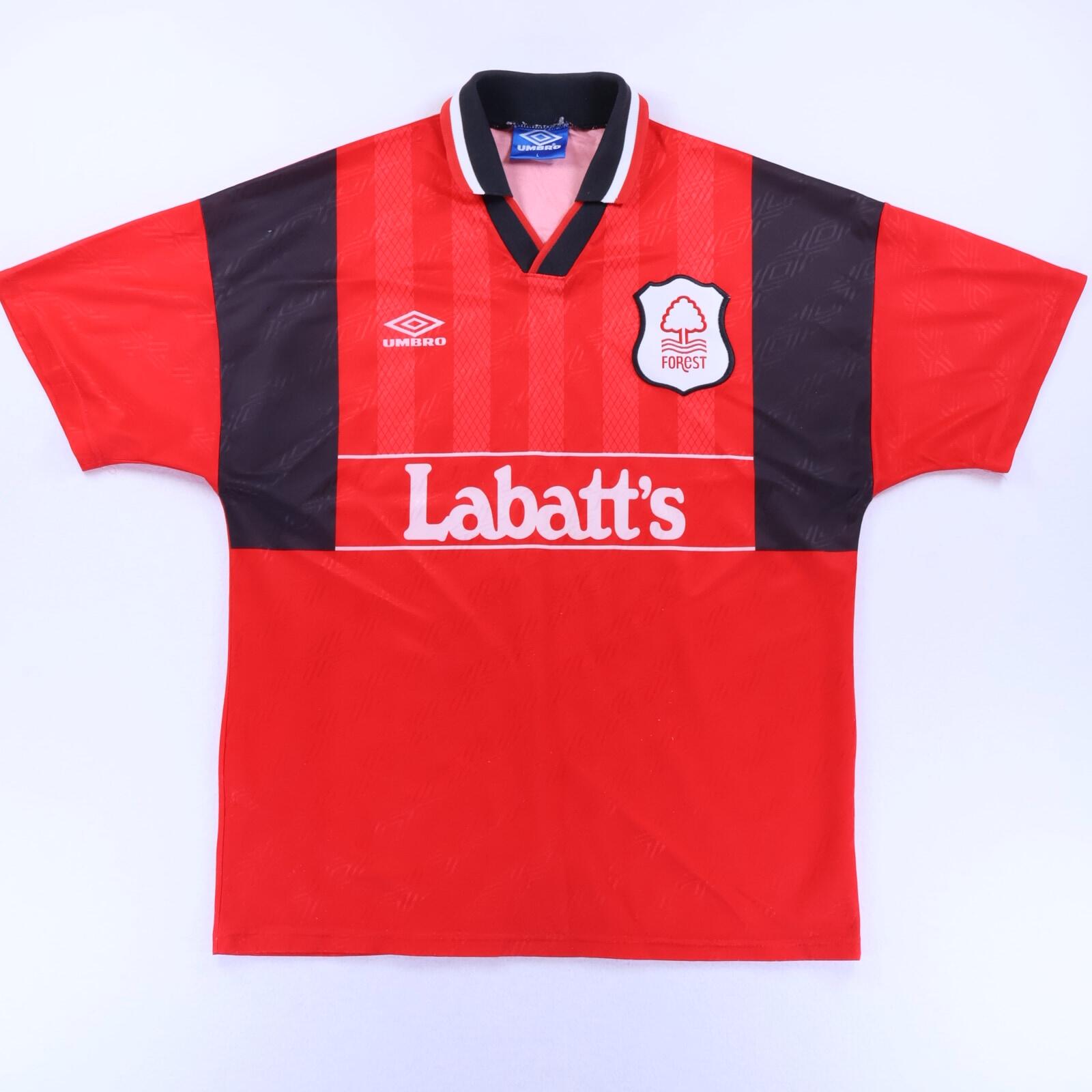 Nottingham Forest 1994/96 Home Shirt - L- FRONT