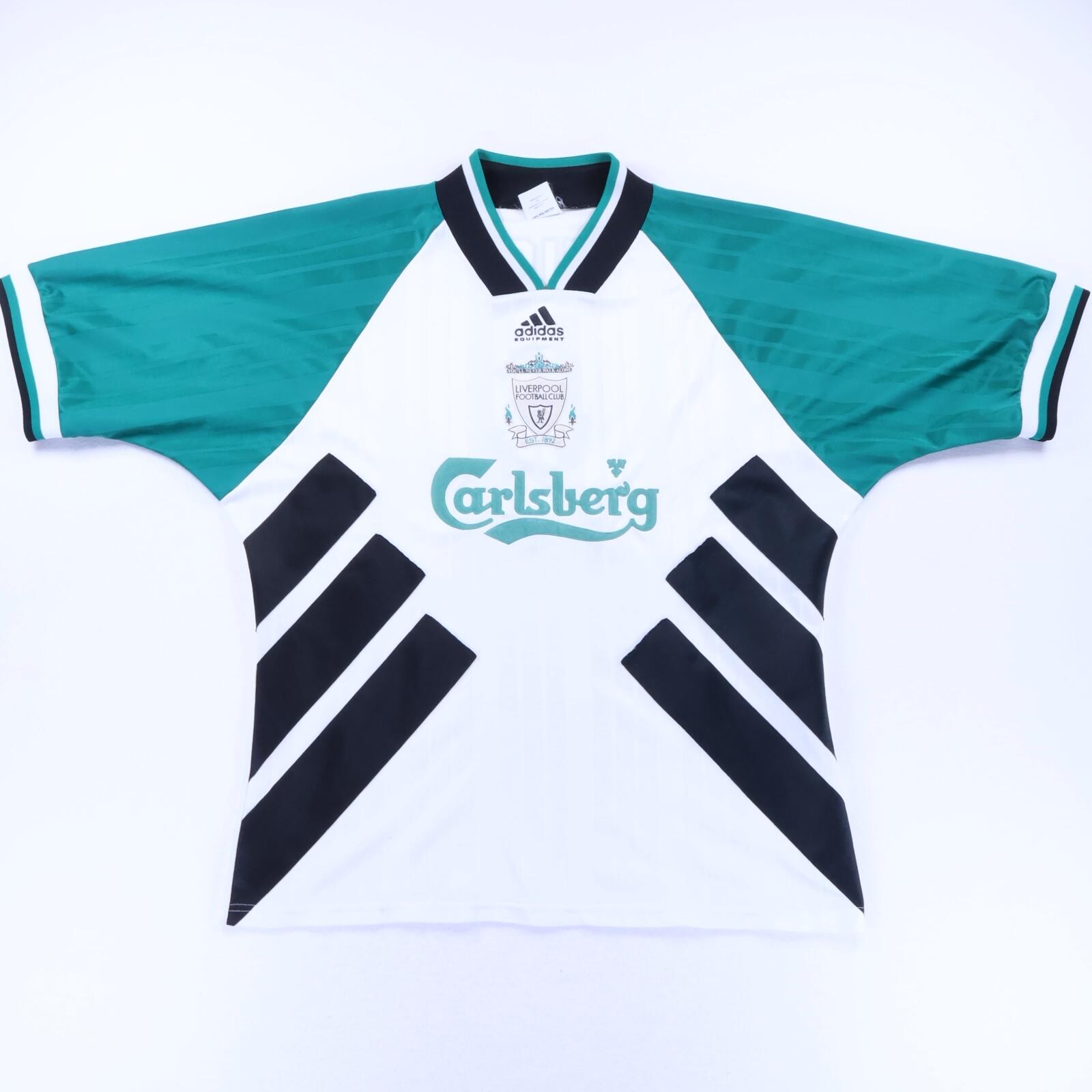 Liverpool F.C Rush #9 1993/95 Away Shirt - L- BACK
