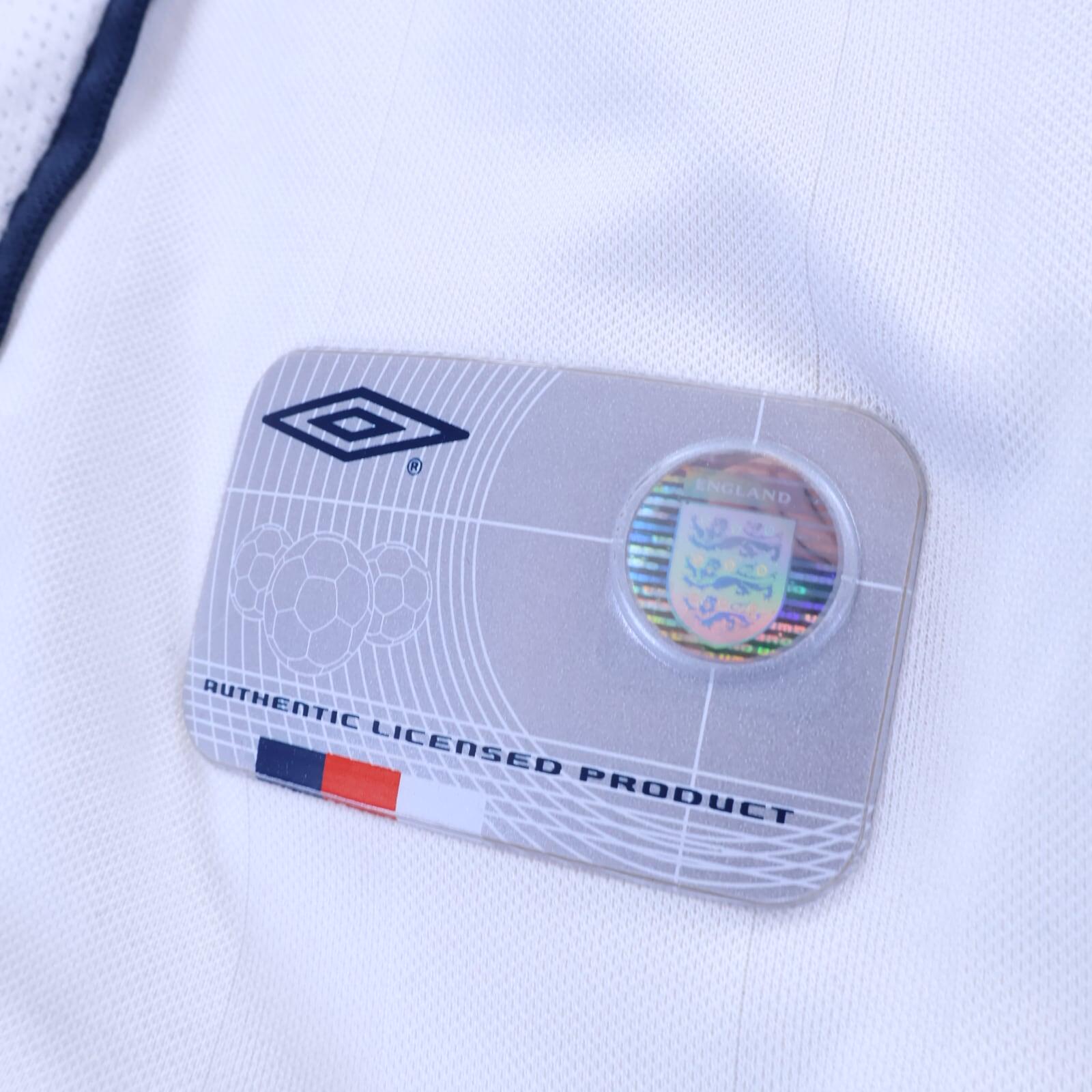 England Beckham #7 2001/03 Home Shirt - S