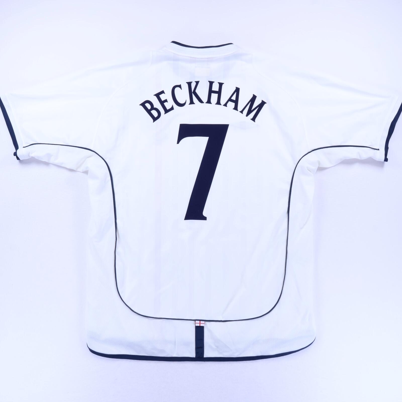 England Beckham #7 2001/03 Home Shirt - XL- FRONT
