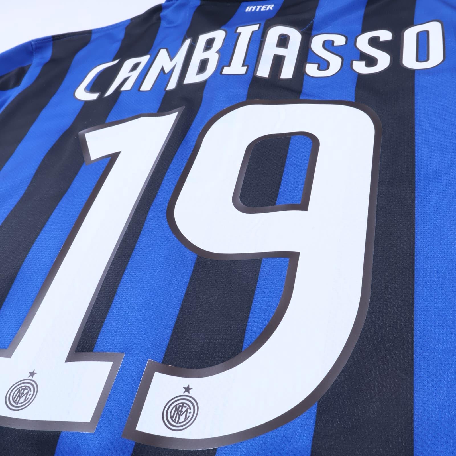 Inter Milan Cambiasso #19 2011/12 Home Shirt - L
