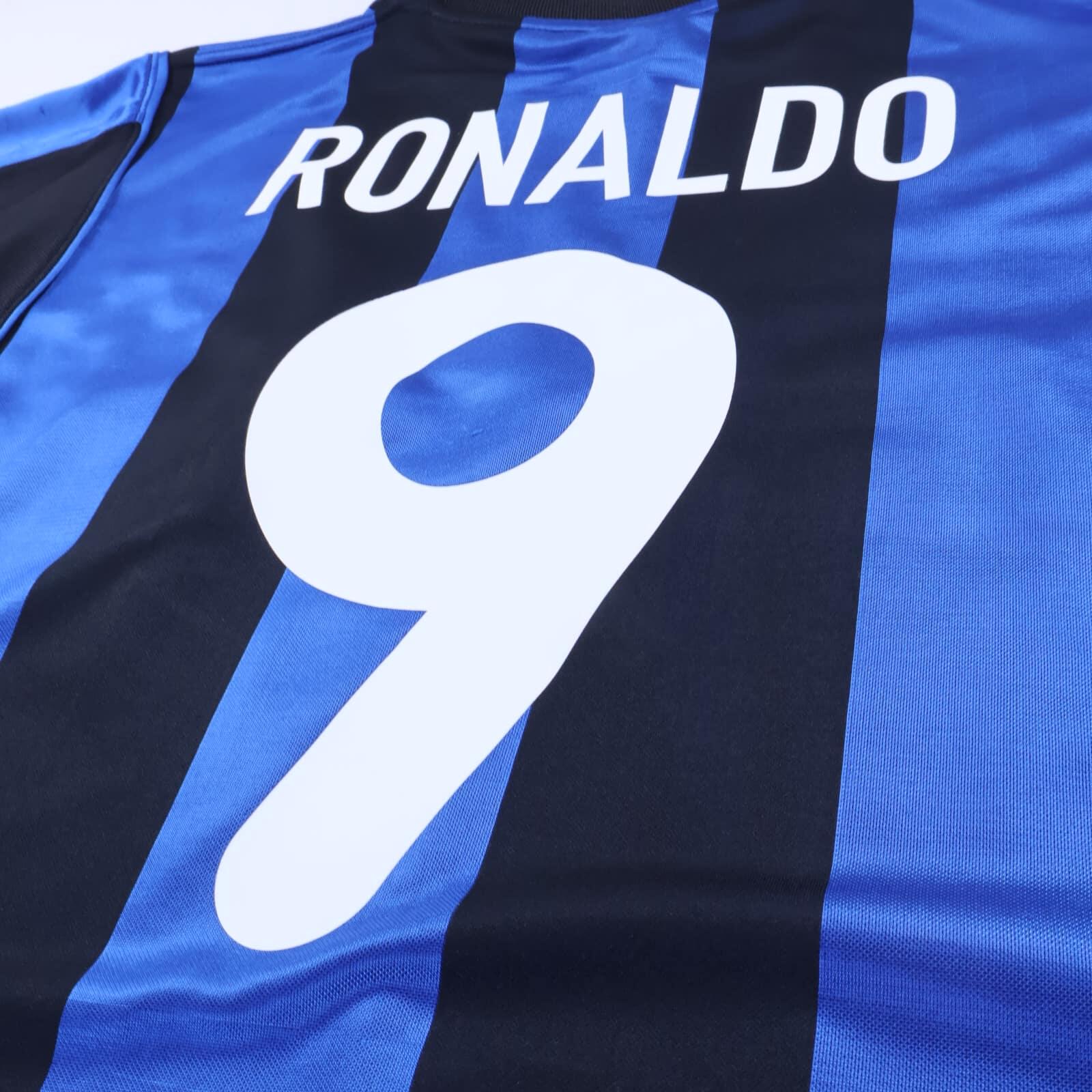 Inter Milan Ronaldo #9 2000/01 Home Shirt - L- TAGS