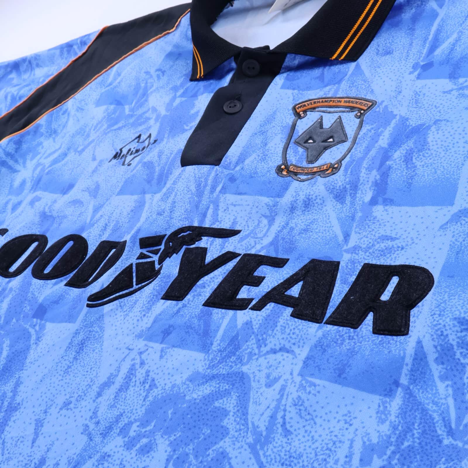 Wolverhampton Wanderers F.C 1991/92 Away Shirt - M- BACK