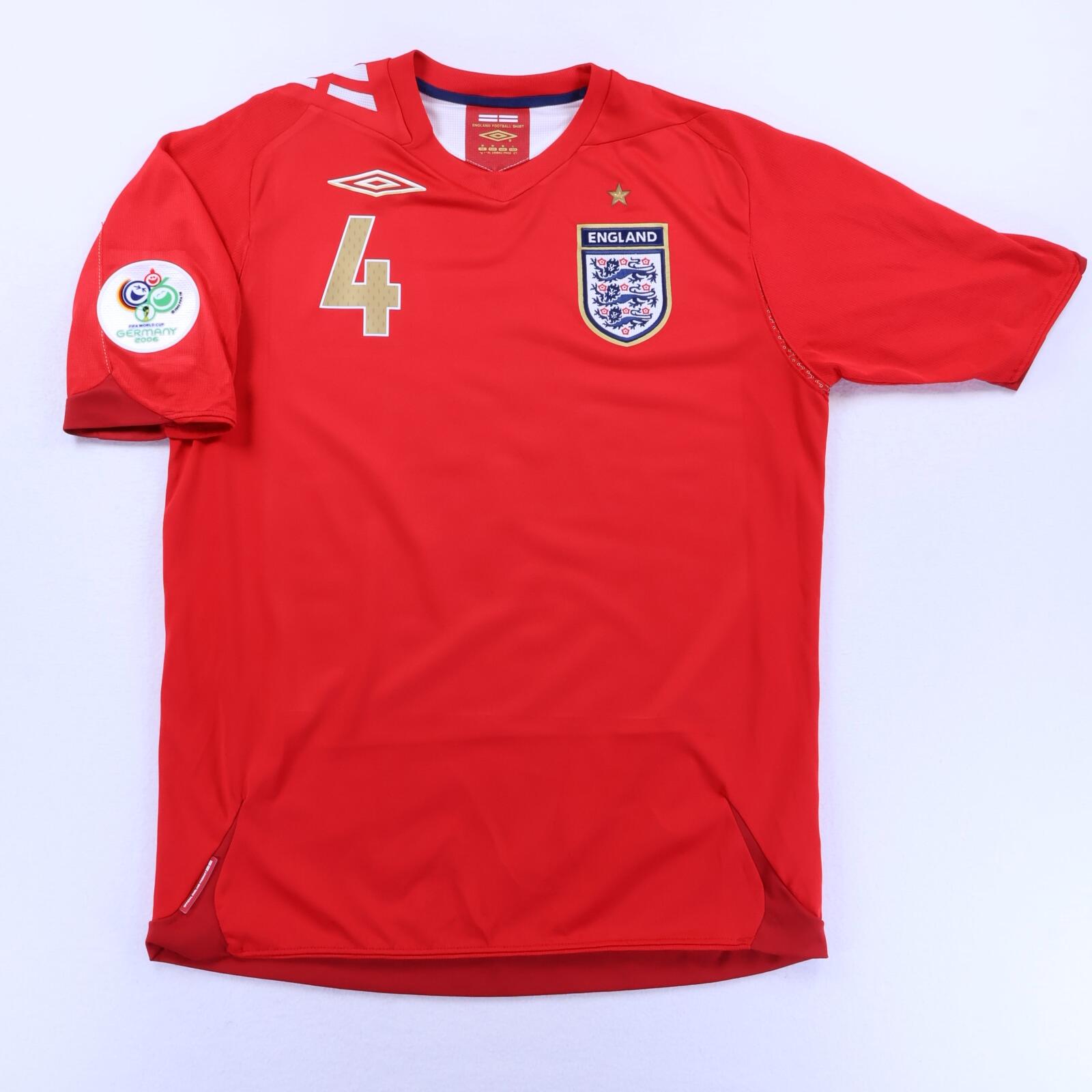 England Gerrard #4 2006/08 Away Shirt - M- FRONT