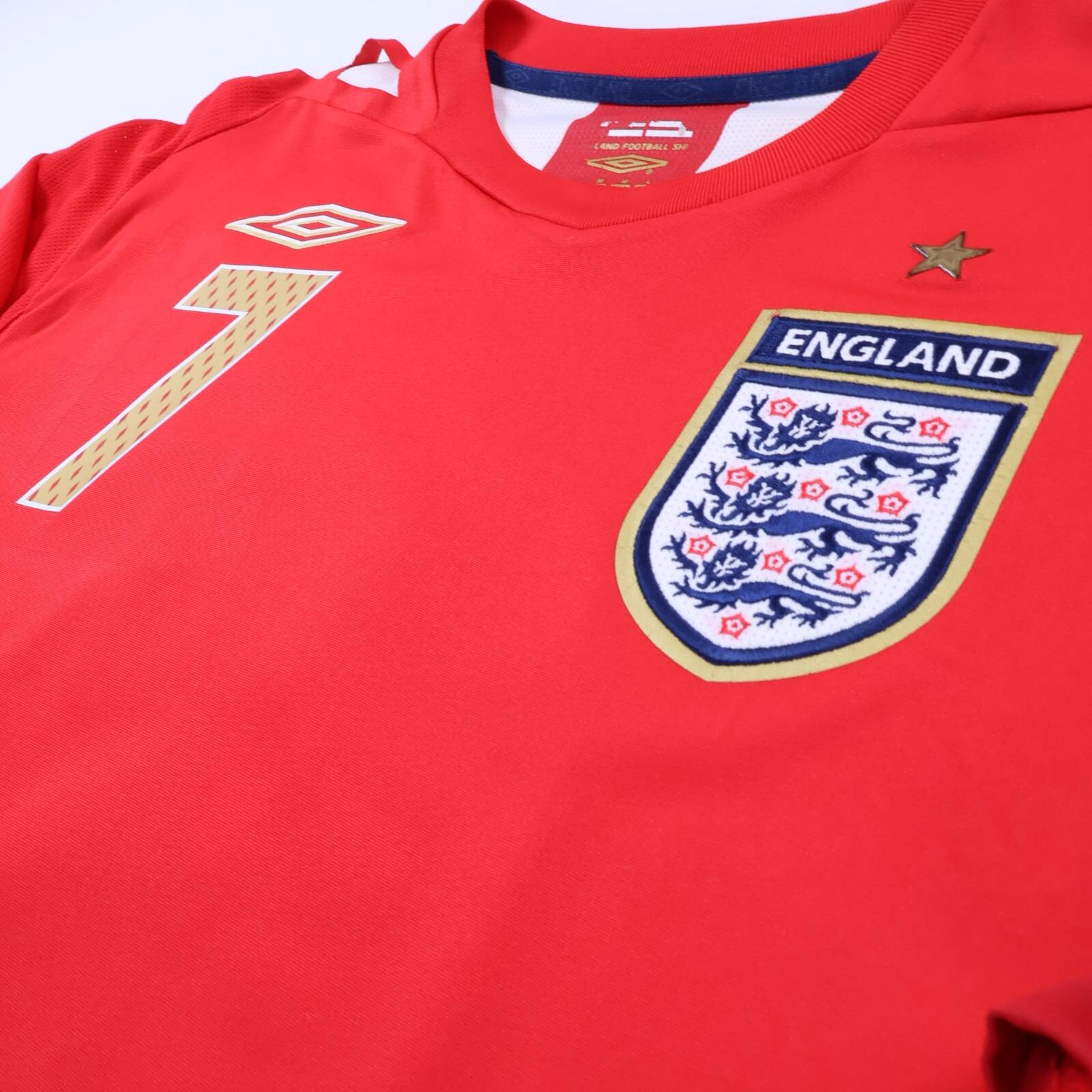 England Beckham #7 2006/08 Away Shirt - M