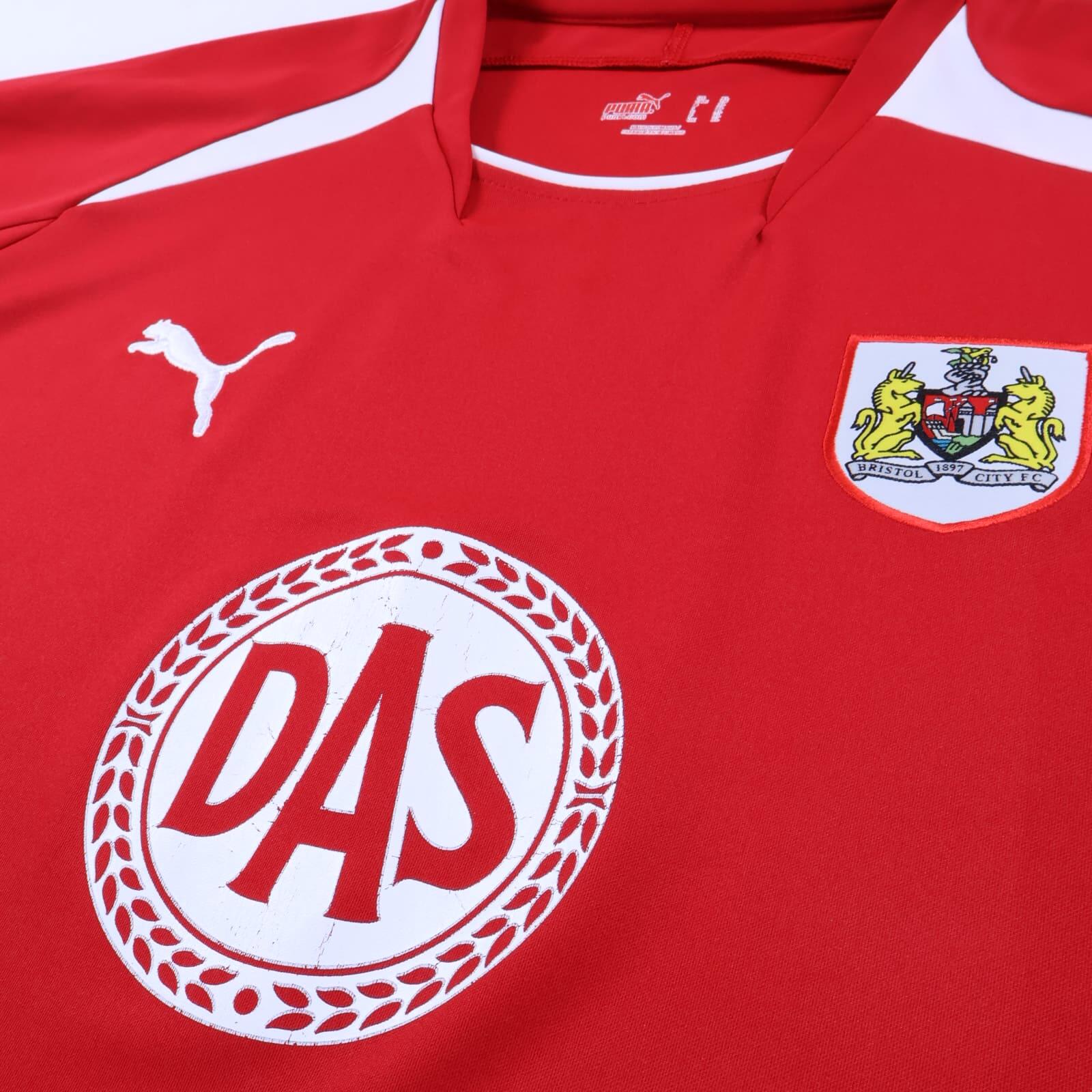 Bristol City F.C 2008/09 Home Shirt - XL- BACK