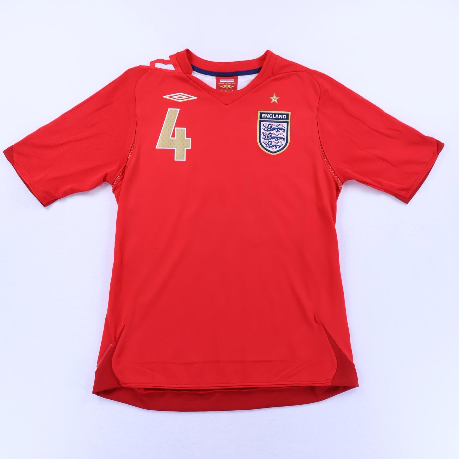 England Gerrard #4 2006/08 Away Shirt - M (Womens)- FRONT