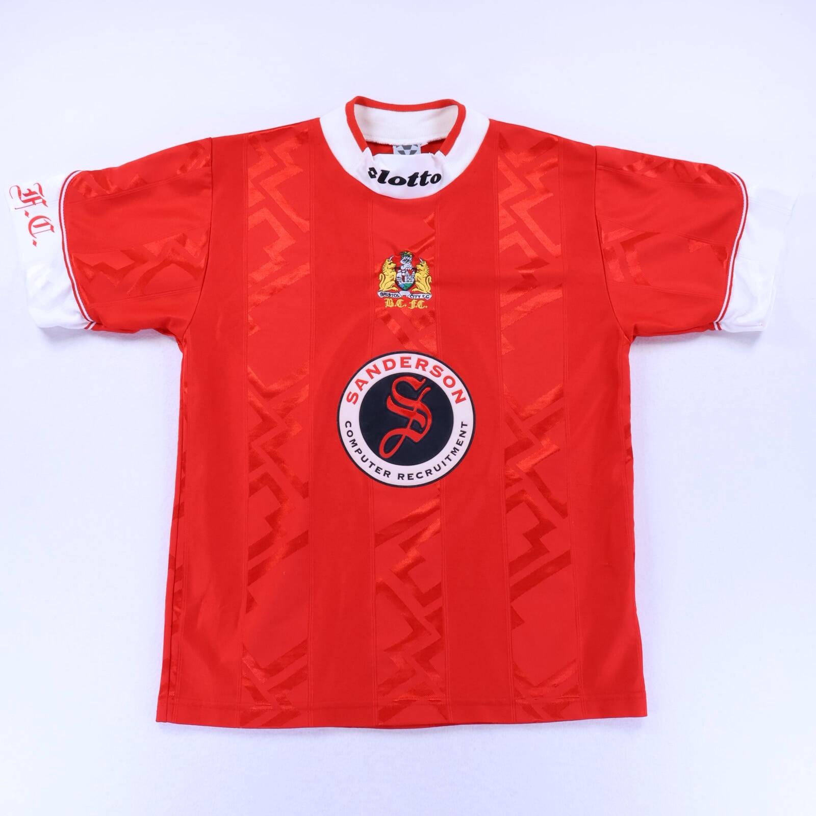 Bristol City F.C 1997/98 Home Shirt - M- FRONT