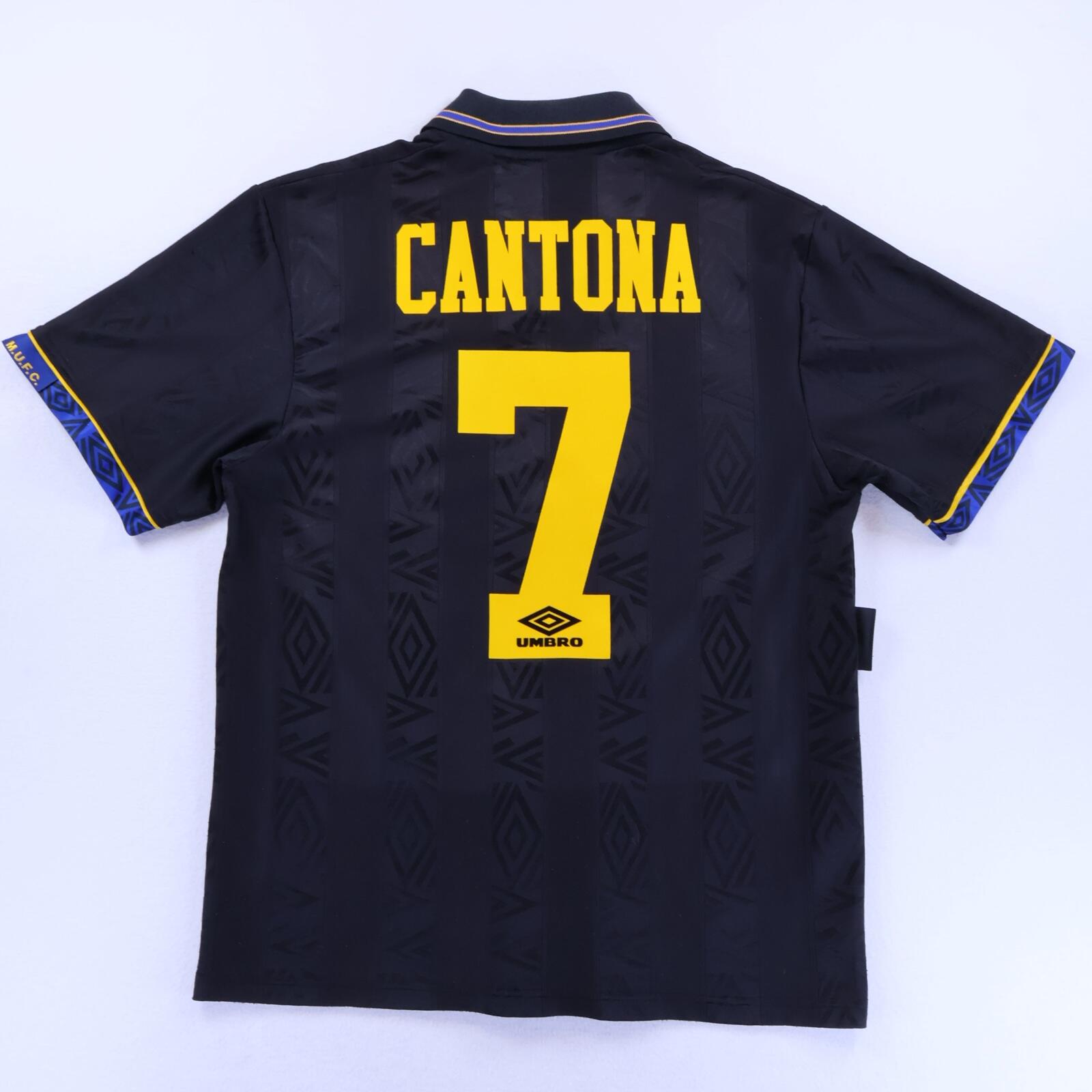 Manchester United Cantona #7 1993/95 Away Shirt - M- FRONT