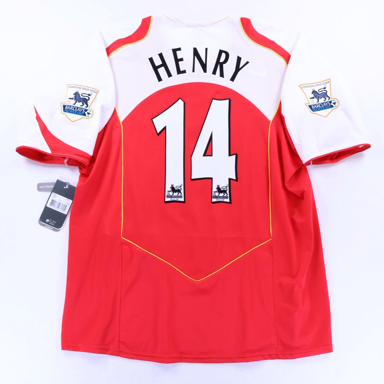 Arsenal Henry #14 2004/05 Home Shirt - XXL- FRONT