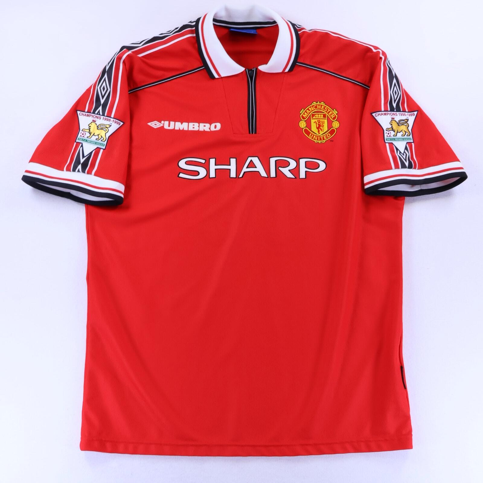 Manchester United Keane #8 1998/99 Home Shirt - XL- BACK