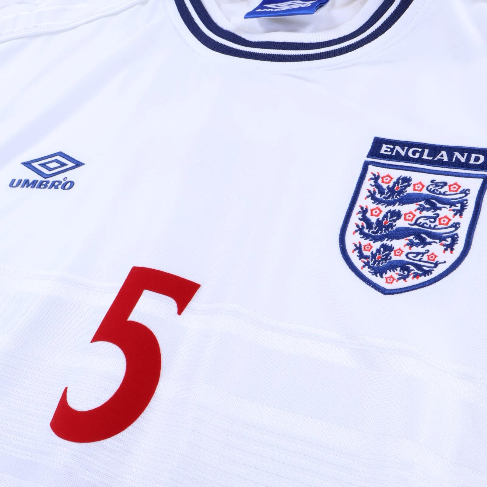 England Adams #5 1999/01 Home Shirt - XL