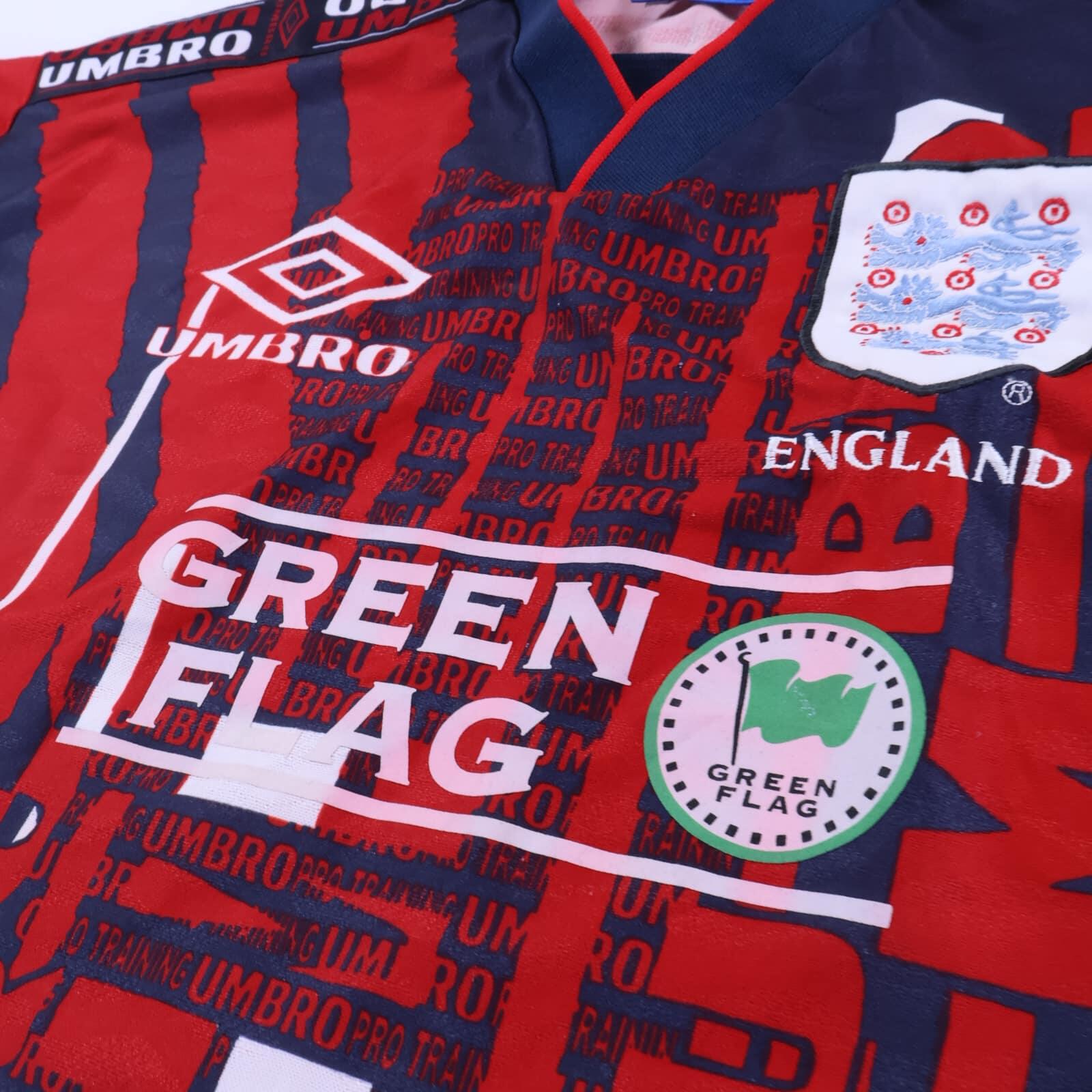 England 1996/97 Training Shirt - M- BACK