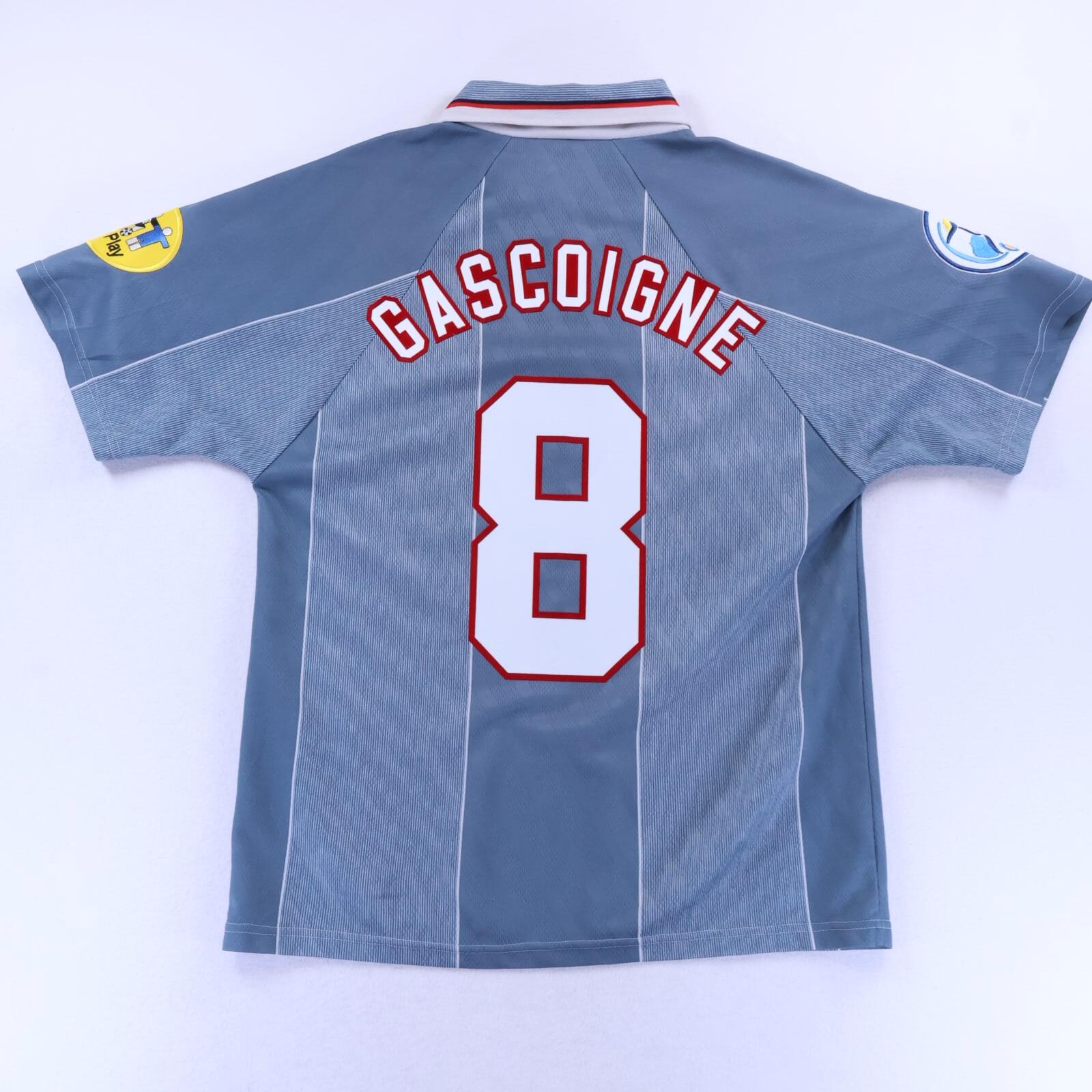 England Gascoigne #8 1996/97 Away Shirt - M- FRONT