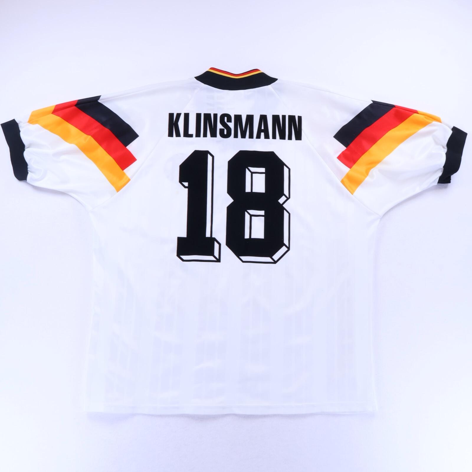 Germany Klinsmann #18 1992/94 Home Shirt - L