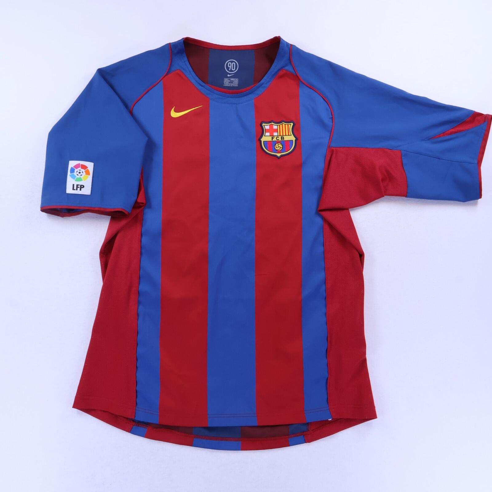 Barcelona Messi #30 2004/05 Home Shirt - L- BACK