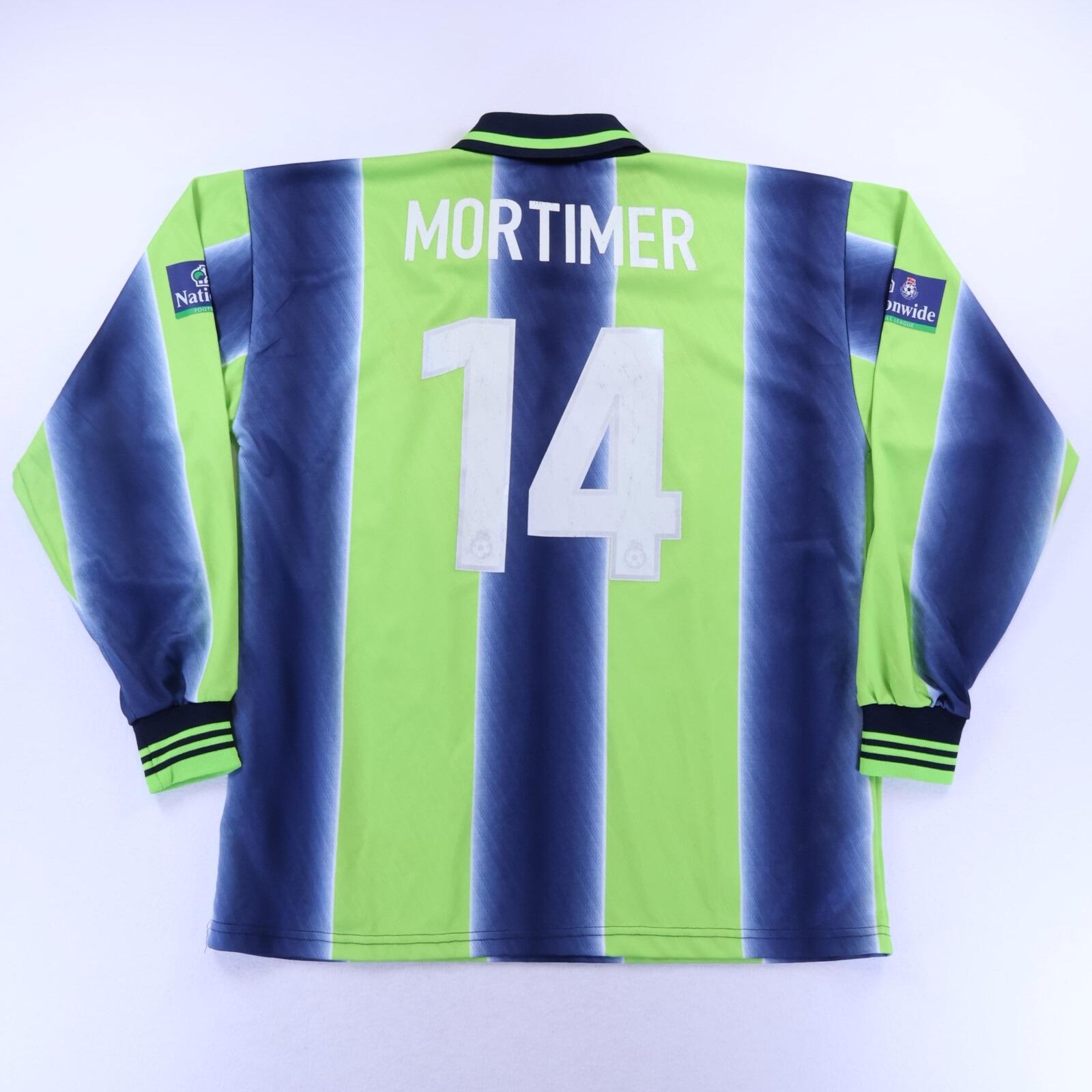 Bristol City F.C Mortimer #14 1999/00 Match Issue Away Shirt - XL