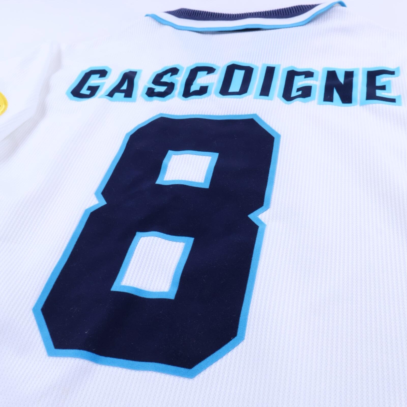 England Gascoigne #8 1995/97 Home Shirt - L- TAGS