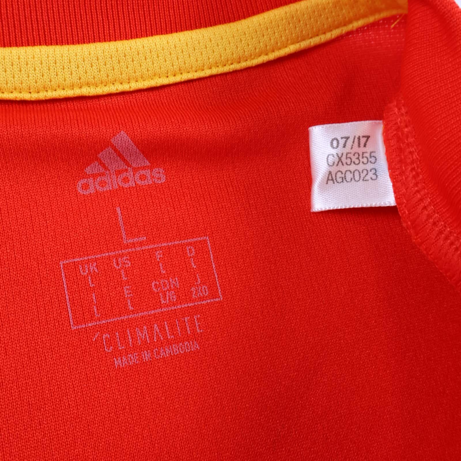 Spain 2018/ World Cup Home Shirt - L- BACK
