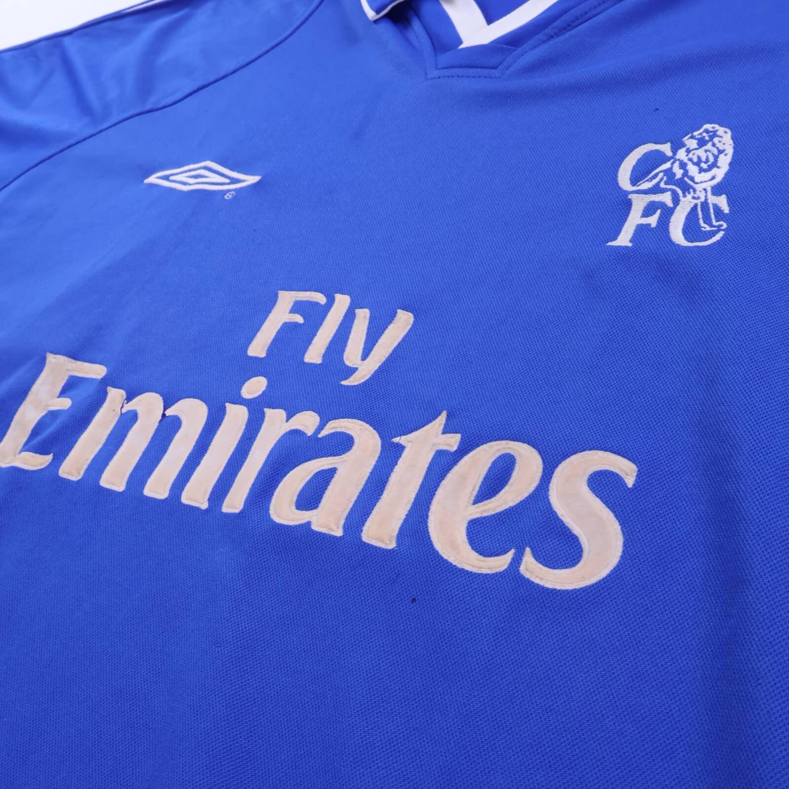 Chelsea 2001/03 Home Shirt - L- BACK