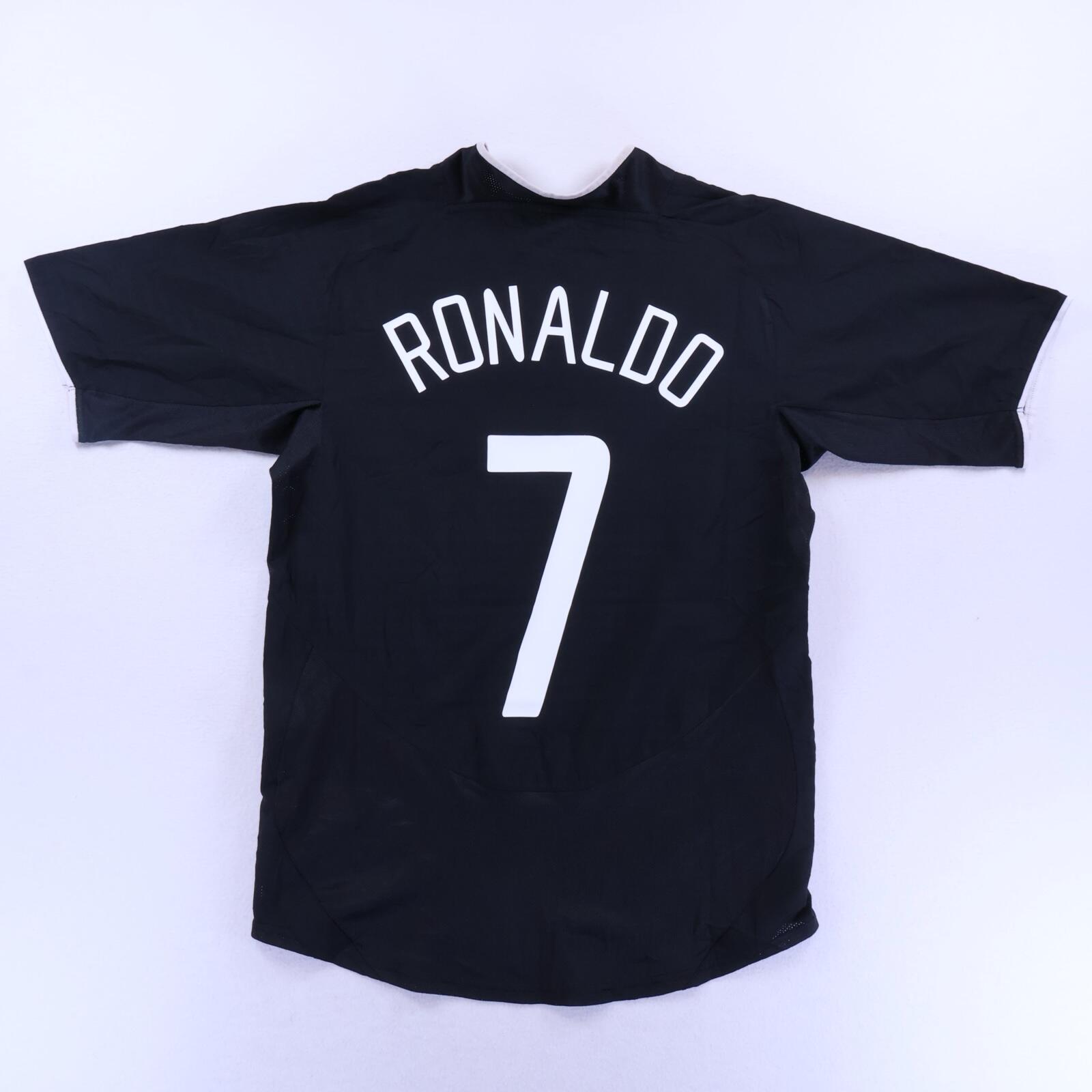 Manchester United Ronaldo #7 2003/05 Away Shirt - M- FRONT