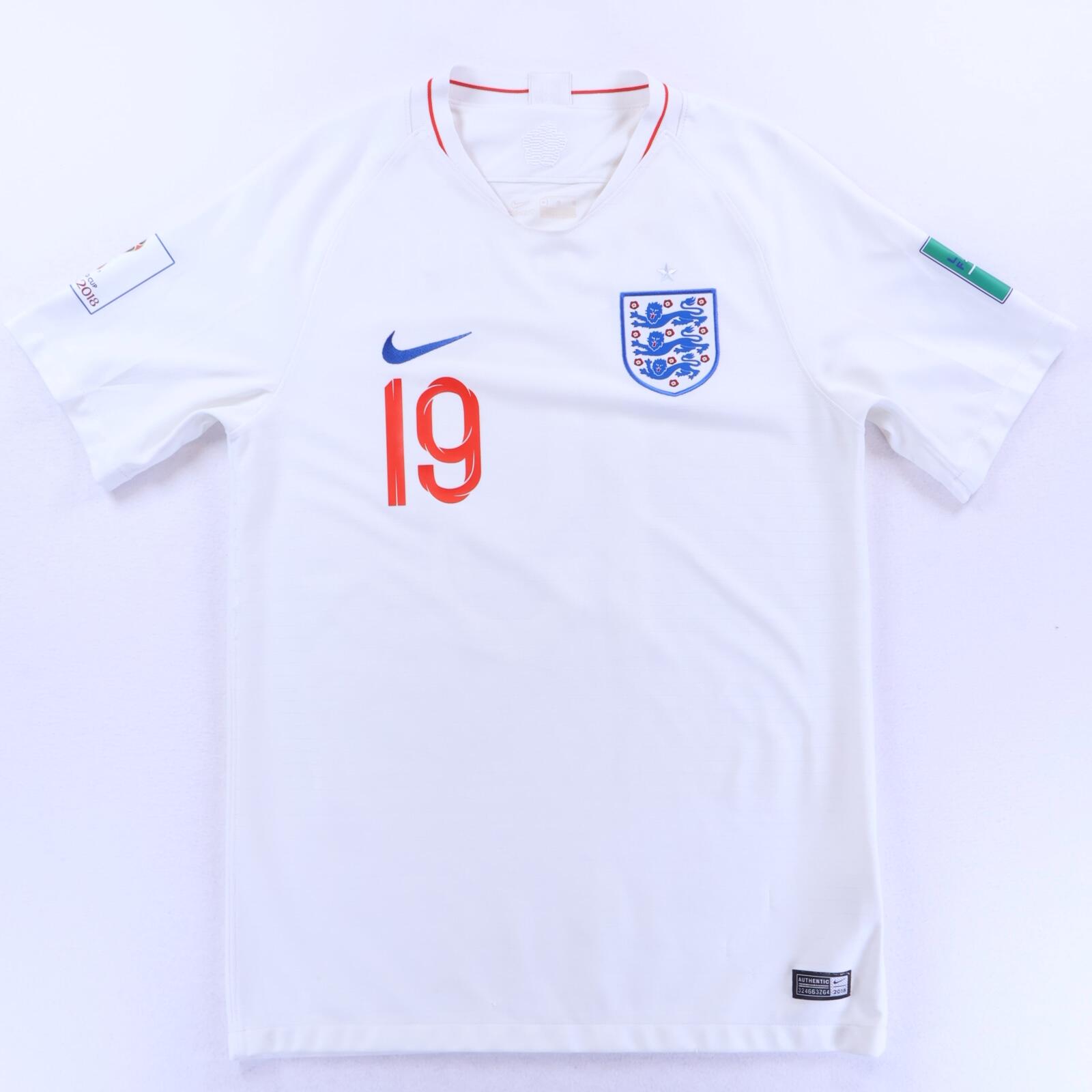England Rashford #19 2018/19 Home Shirt - M- BACK