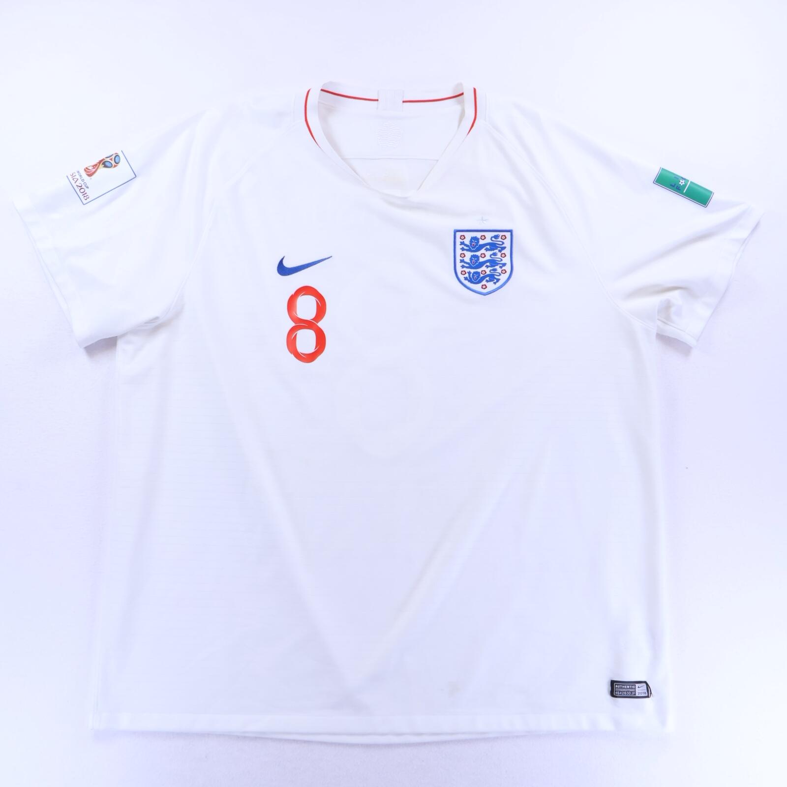 England Henderson #8 2018/19 Home Shirt - XXL- BACK