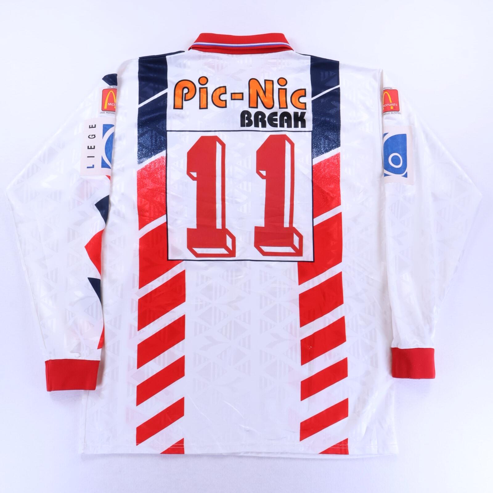 Royal Tilleur Fc Liegeois #11 1995/97 Home Shirt - Long Sleeve - XL