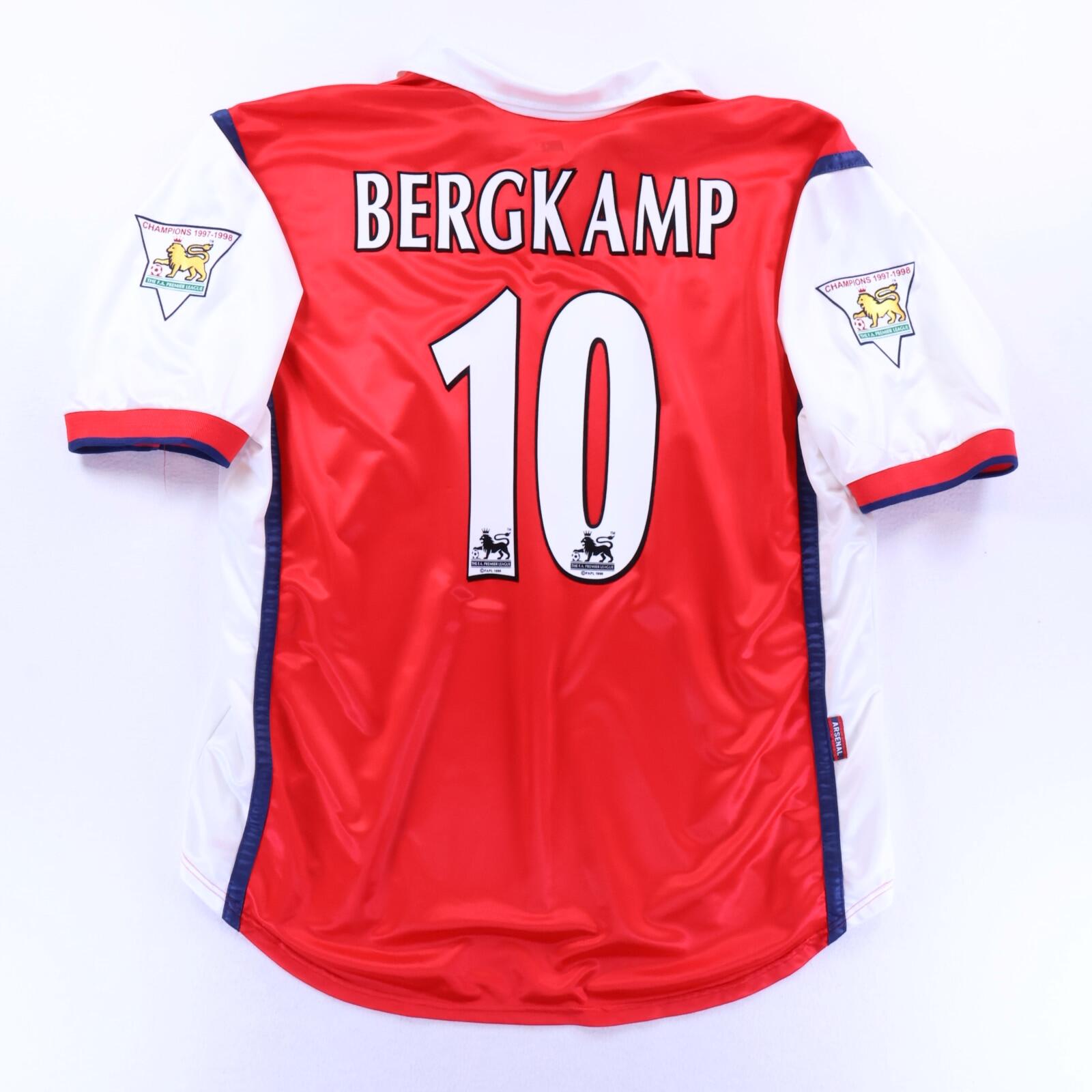 Arsenal Bergkamp #10 1998/99 Home Shirt - XL- FRONT