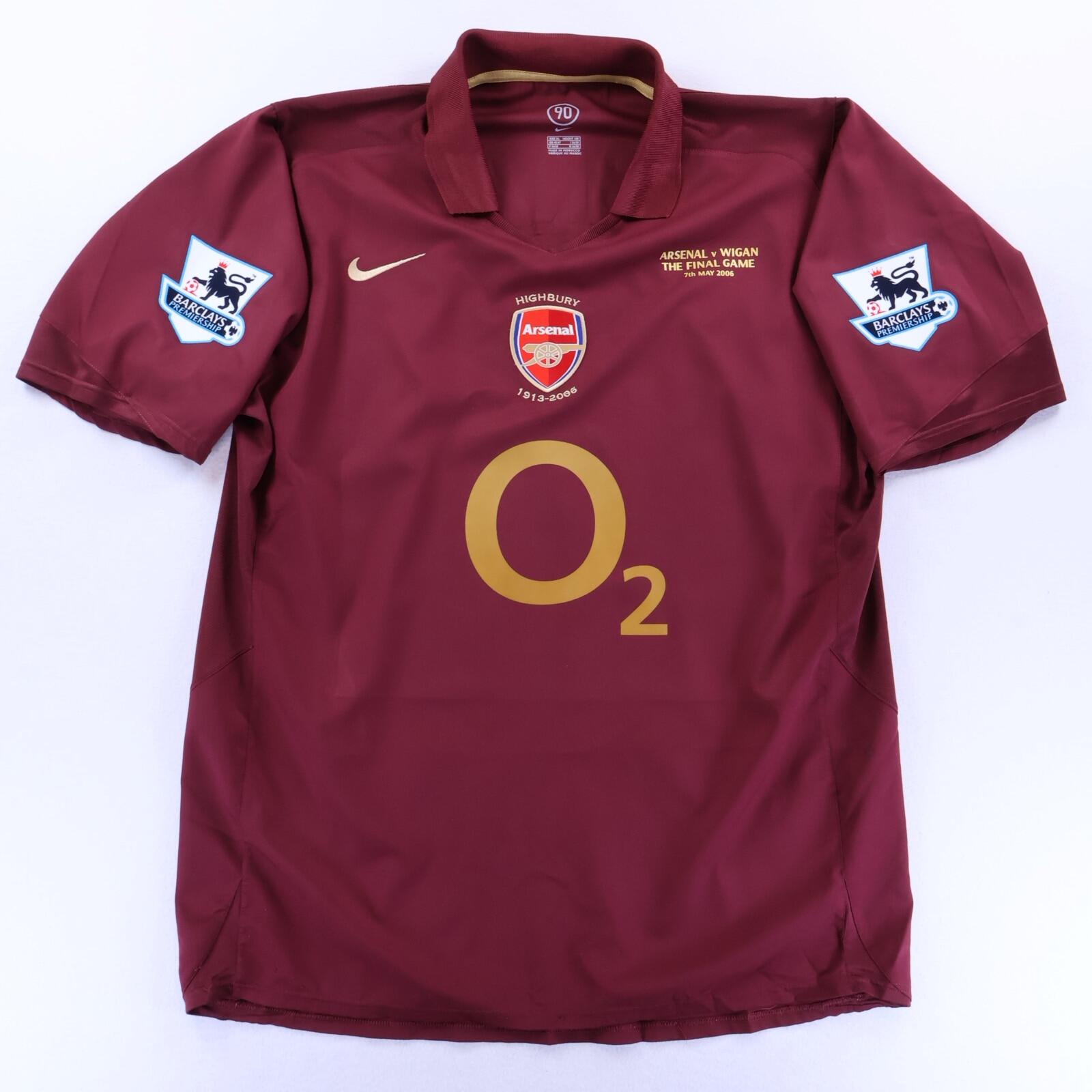 Arsenal Henry #14 2005/06 Home Shirt - XL- BACK