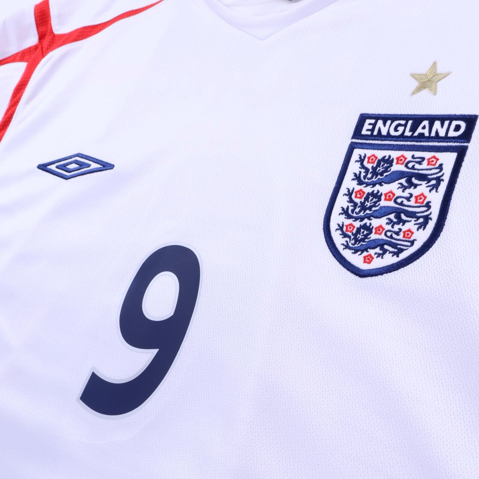 England Rooney #9 2005/07 Home Shirt - 2XL