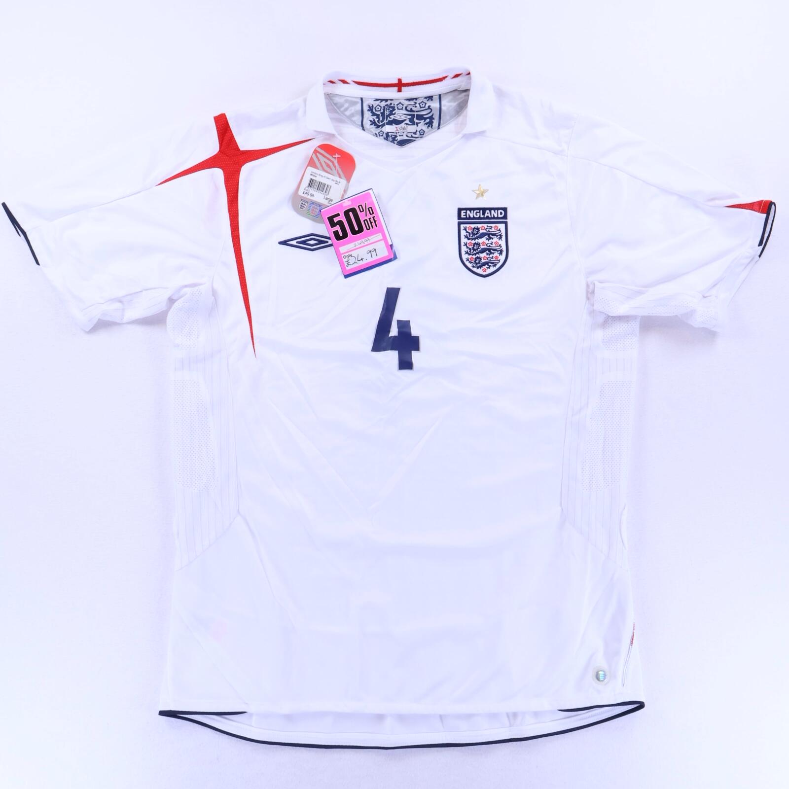 England Gerrard #4 2005/07 Home Shirt - XL- FRONT
