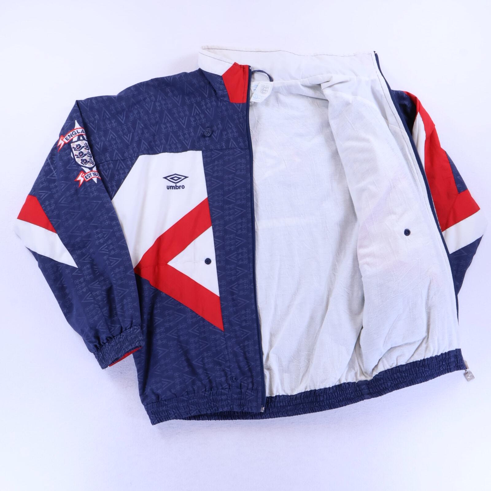 England 1990/92 Track Jacket - L