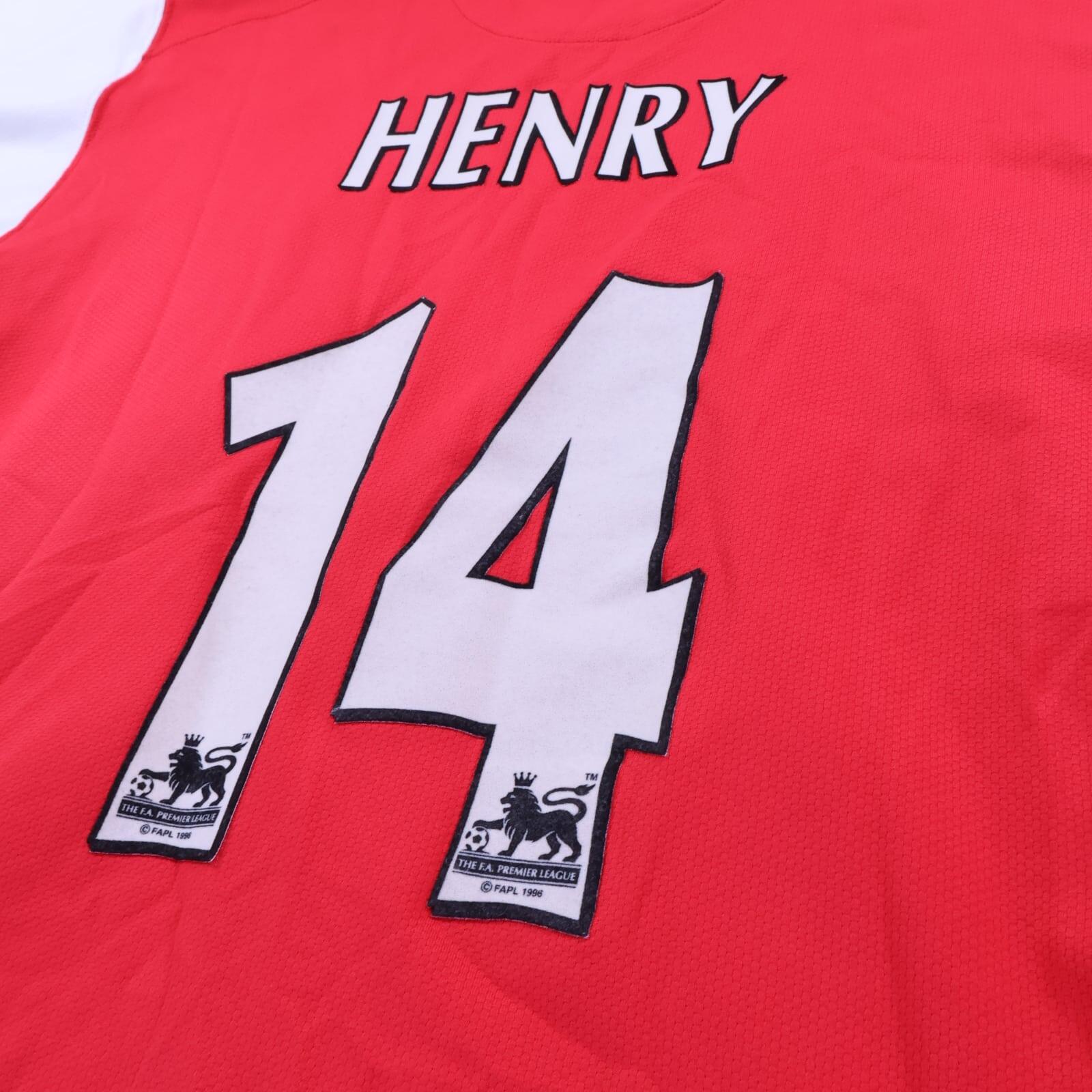 Arsenal Henry #14 2006/08 Home Shirt - M