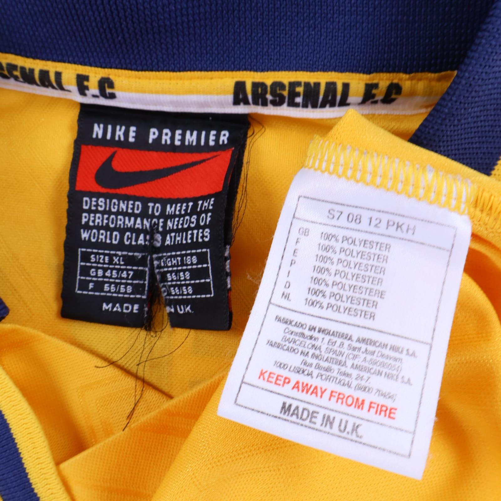 Arsenal Bergkamp #10 1996/97 Away Shirt - XL