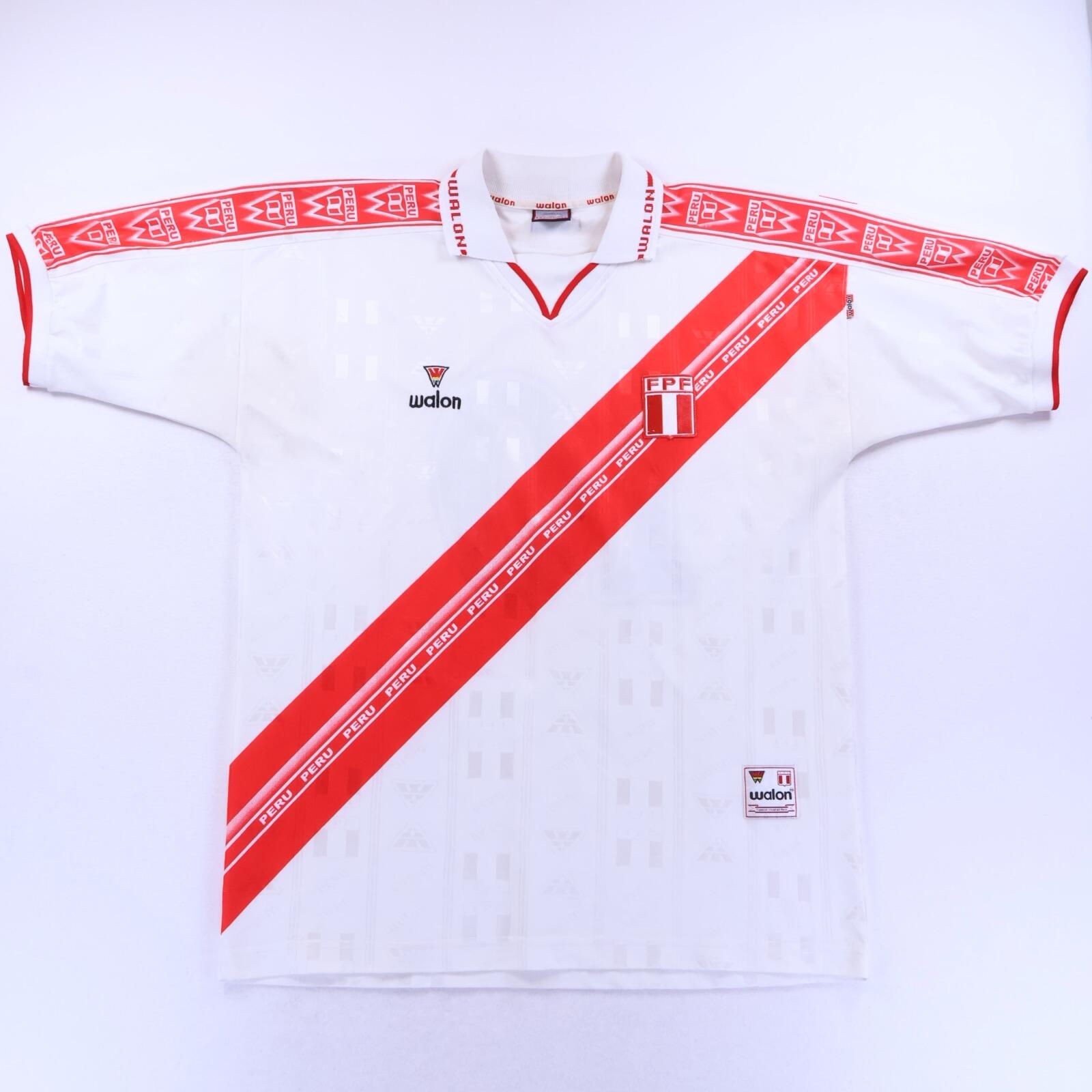 Peru #10 2000/01 Home Shirt - XL- FRONT