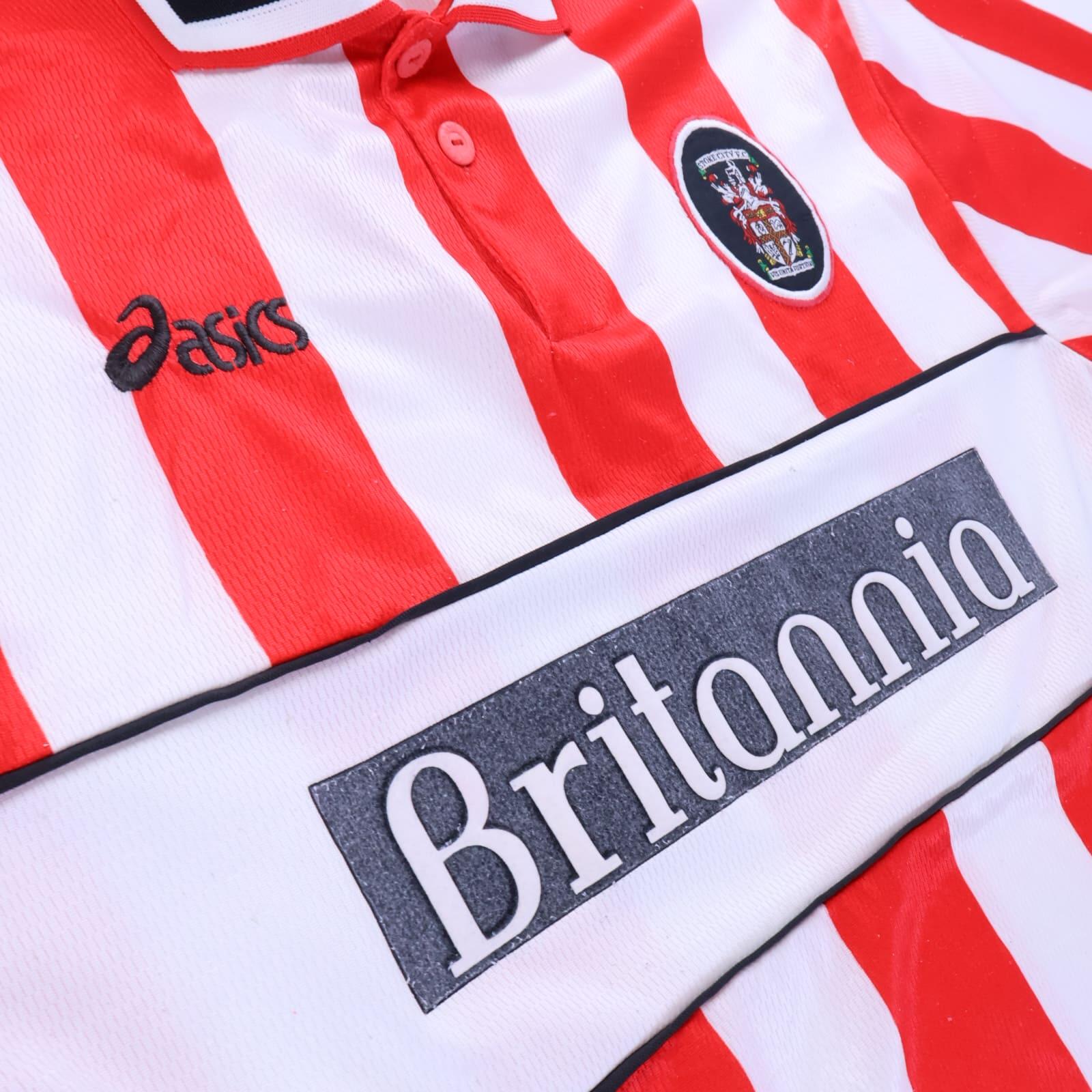Stoke City F.C 1999/01 Home Shirt - M- BACK