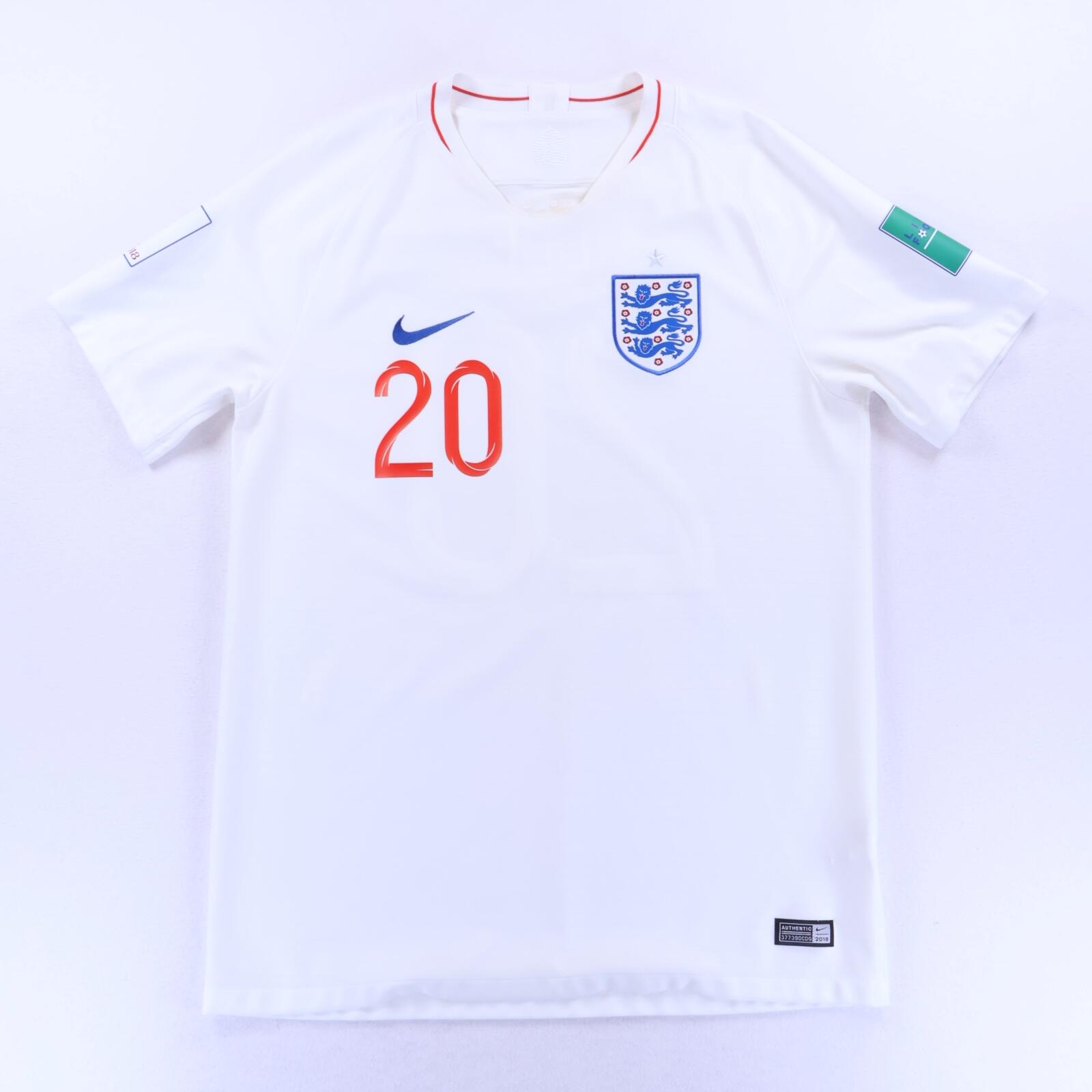 England Dele #20 2018/19 Home Shirt - L- BACK