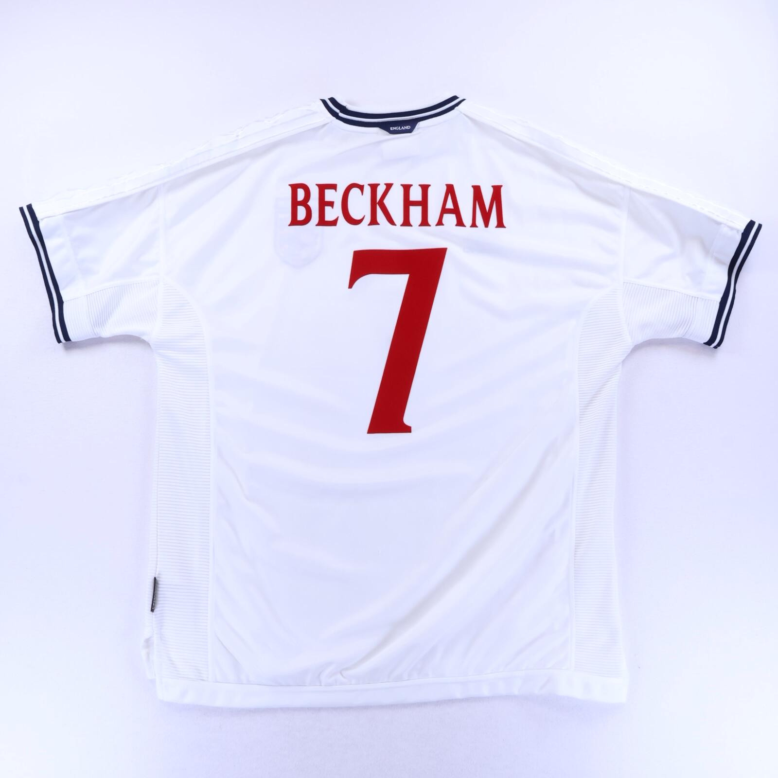 England Beckham #7 1999/01 Home Shirt - 2XL- FRONT
