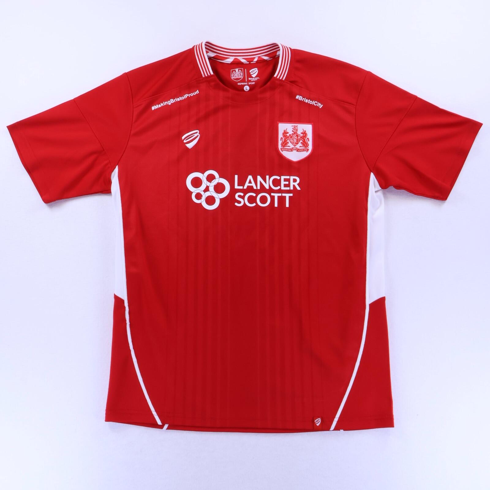 Bristol City F.C 2016/17 Home Shirt - L- FRONT
