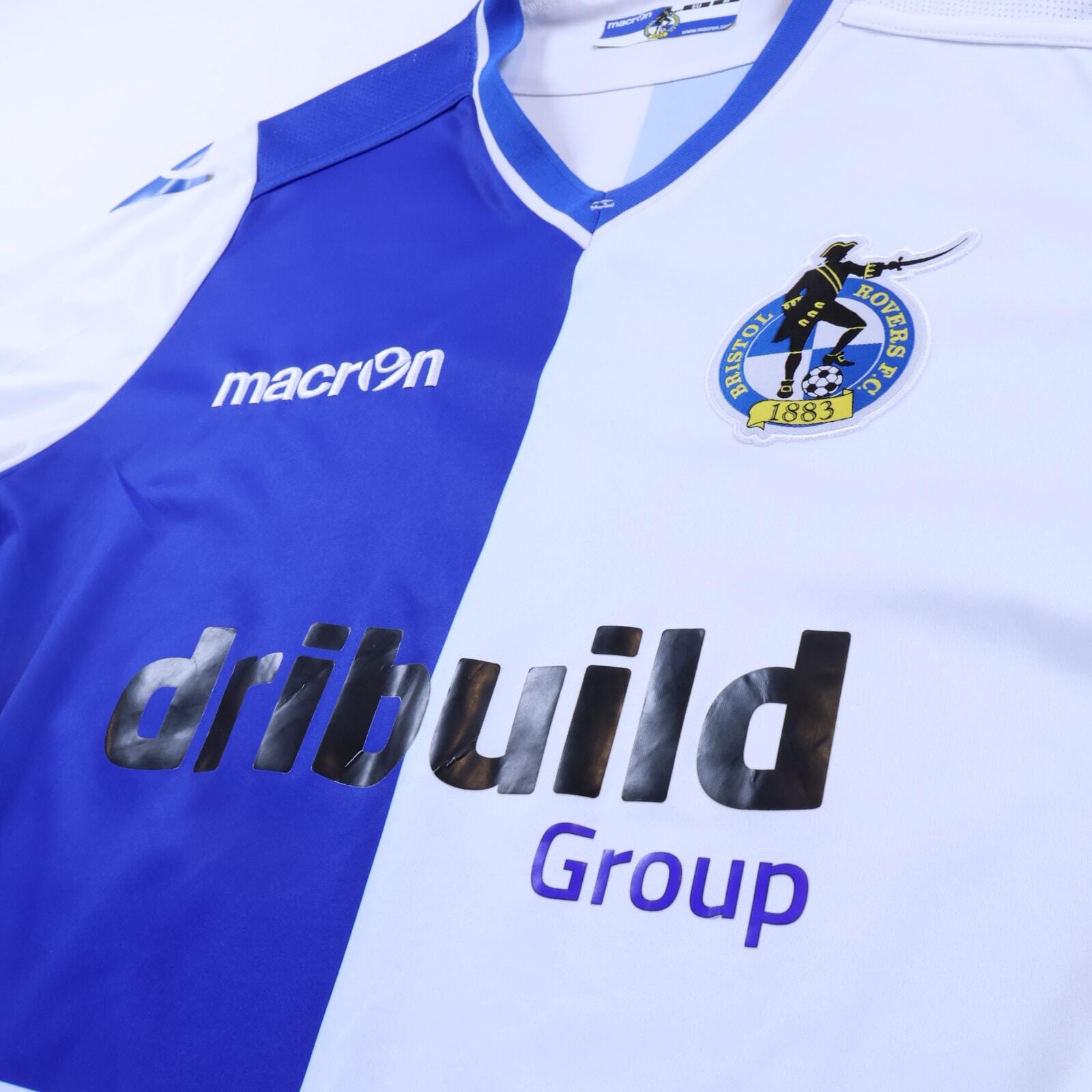 Bristol Rovers 2016/17 Home Shirt - M- BACK