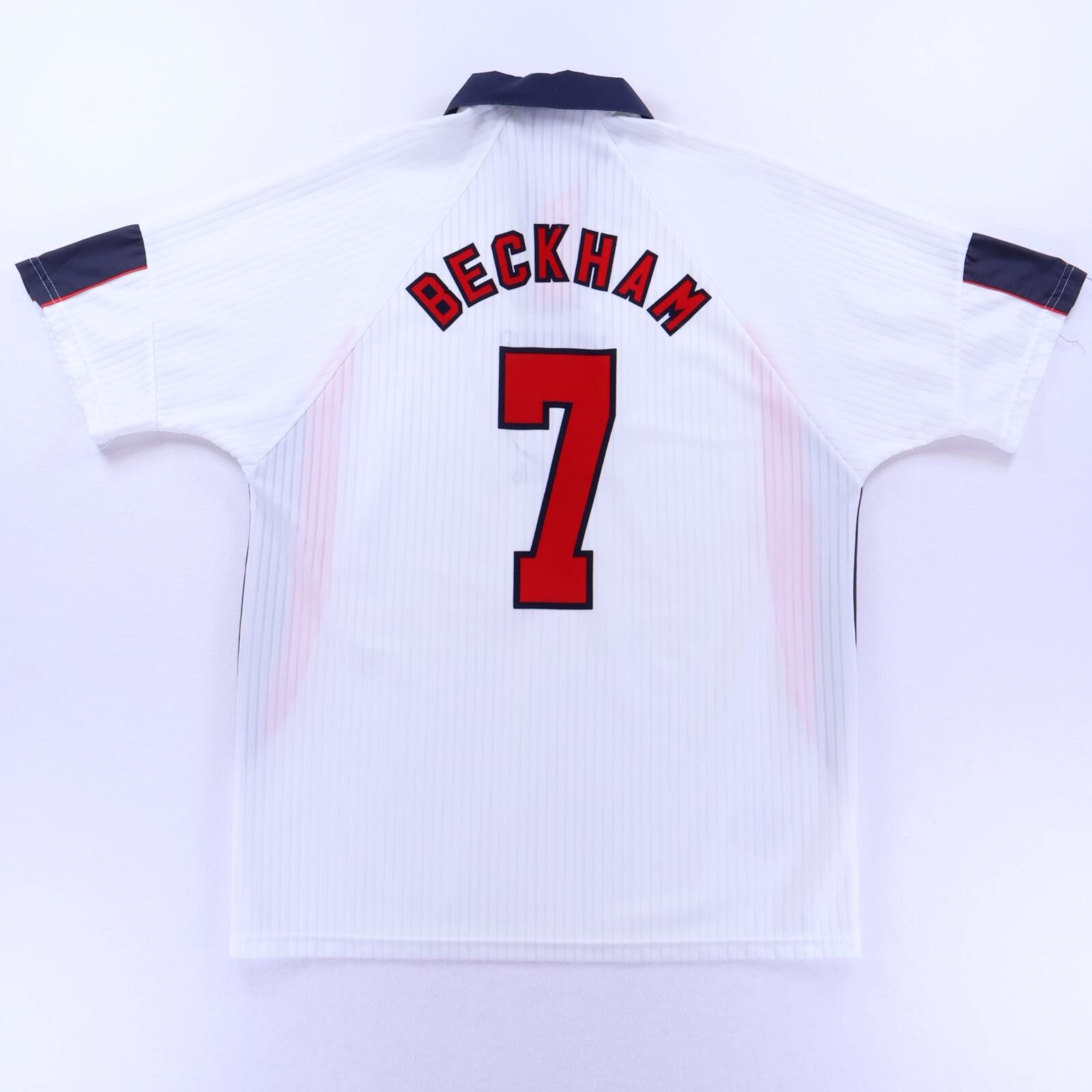 England Beckham #7 1997/98 Home Shirt - XL- FRONT